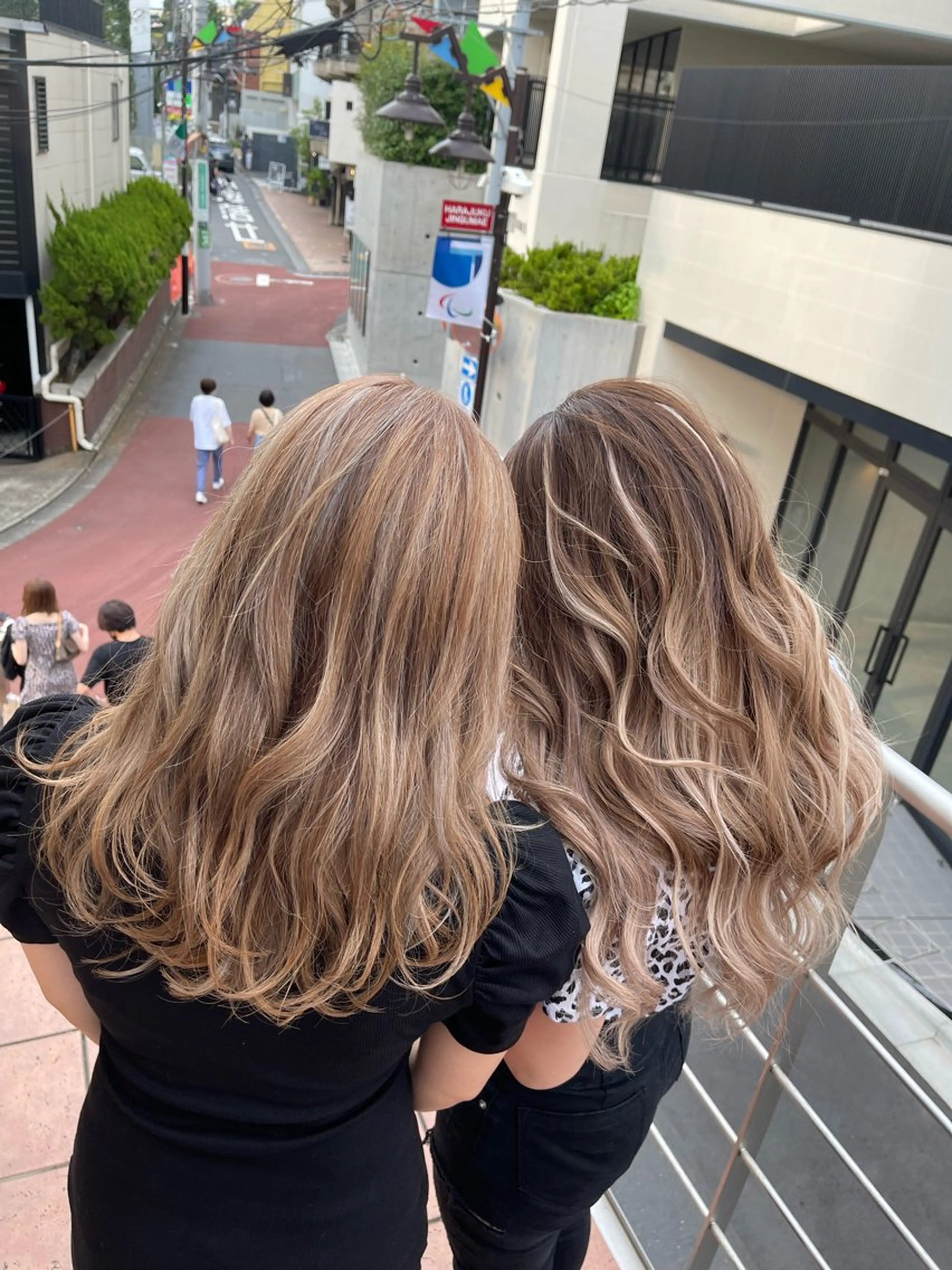 セミロング エクステ ハイライト 原宿/表参道/ プルエクステ/そらのヘアスタイル