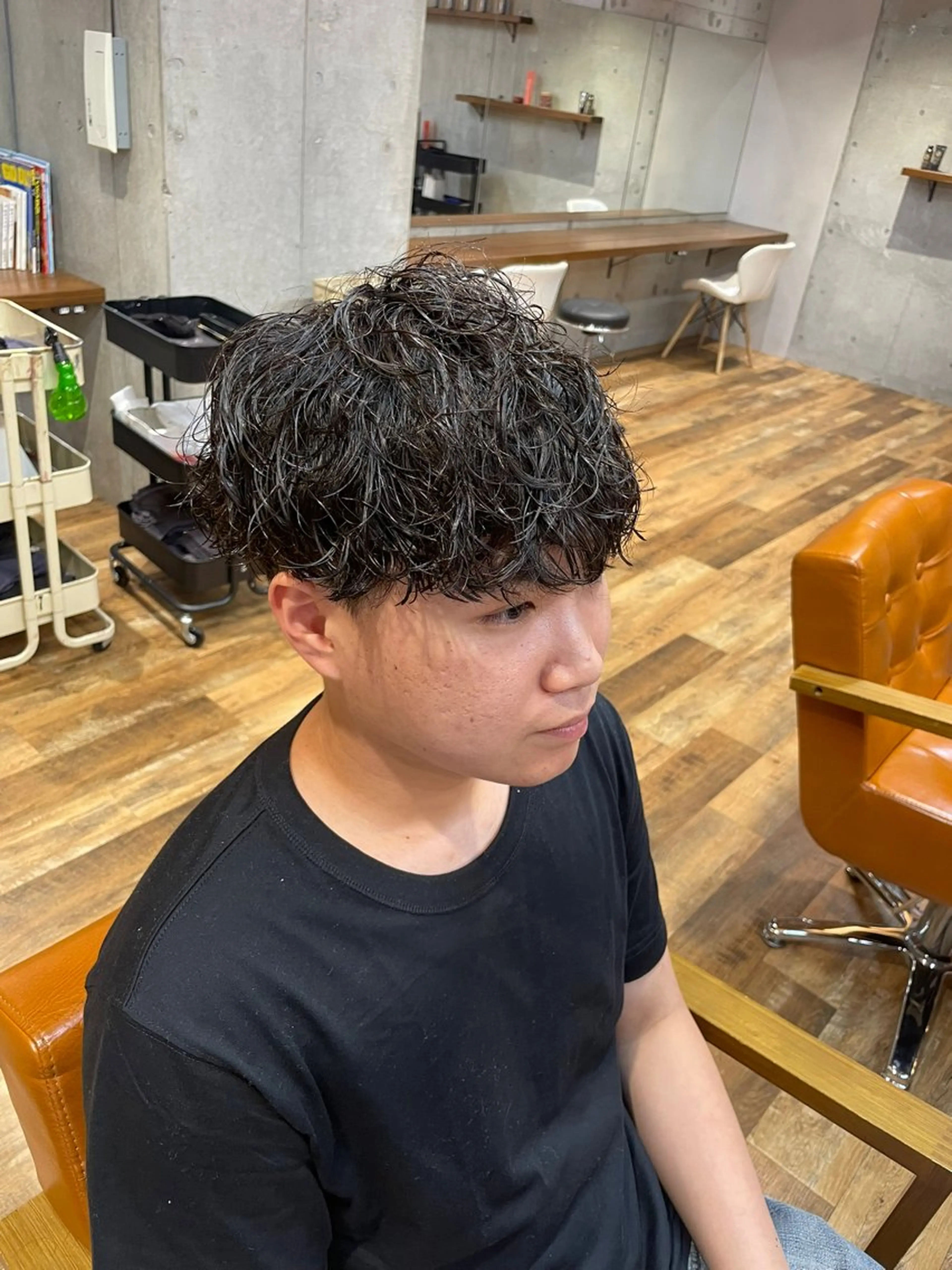 ショート パーマ メンズ カット パーマ トリートメント 🔥メンズ特化パーマ 🦖増田弘明🦖のヘアスタイル