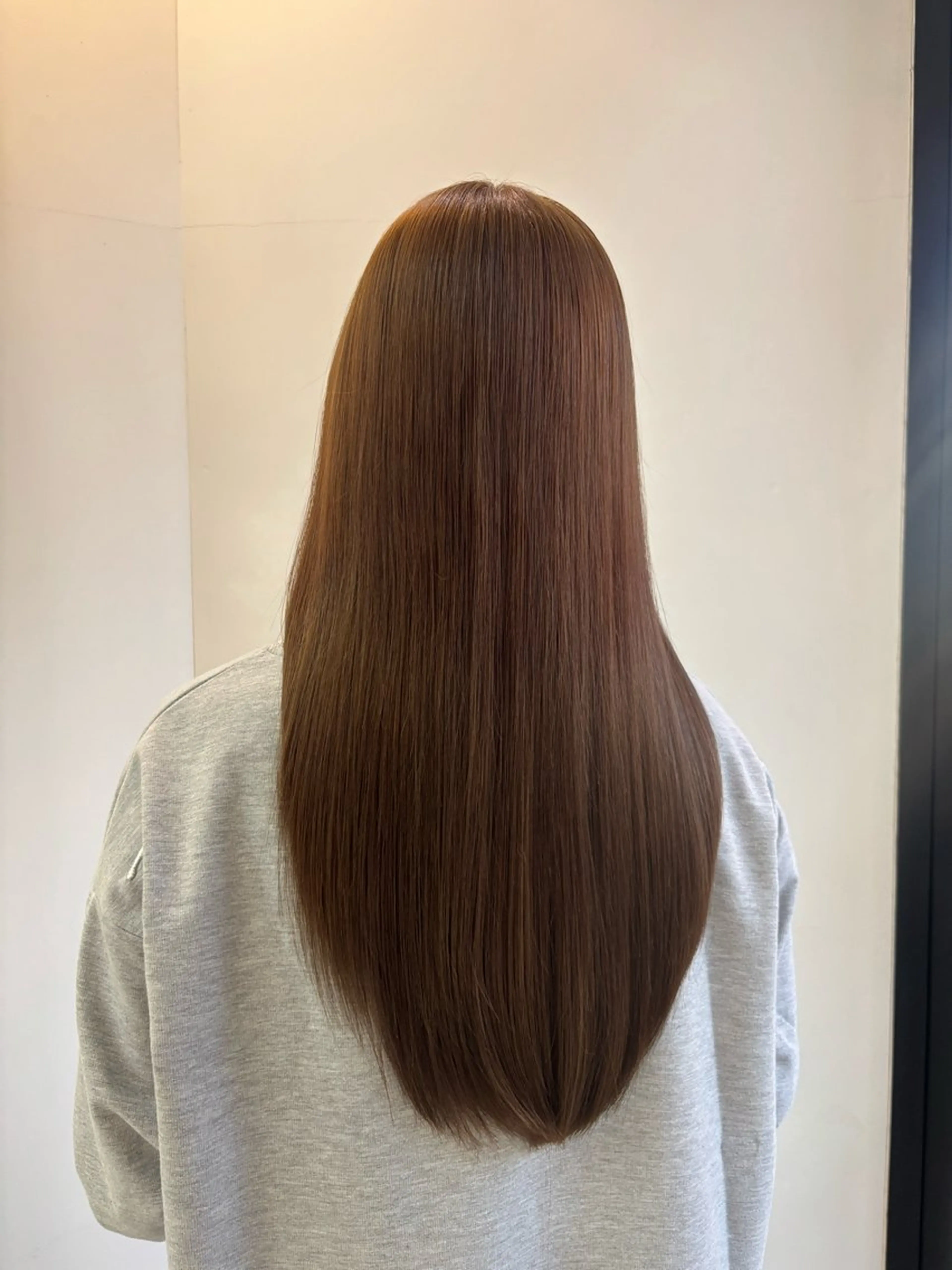 ロング カット ヘアカラー トリートメント ☘️かわいいハイトー ン☘️nonokaのヘアスタイル