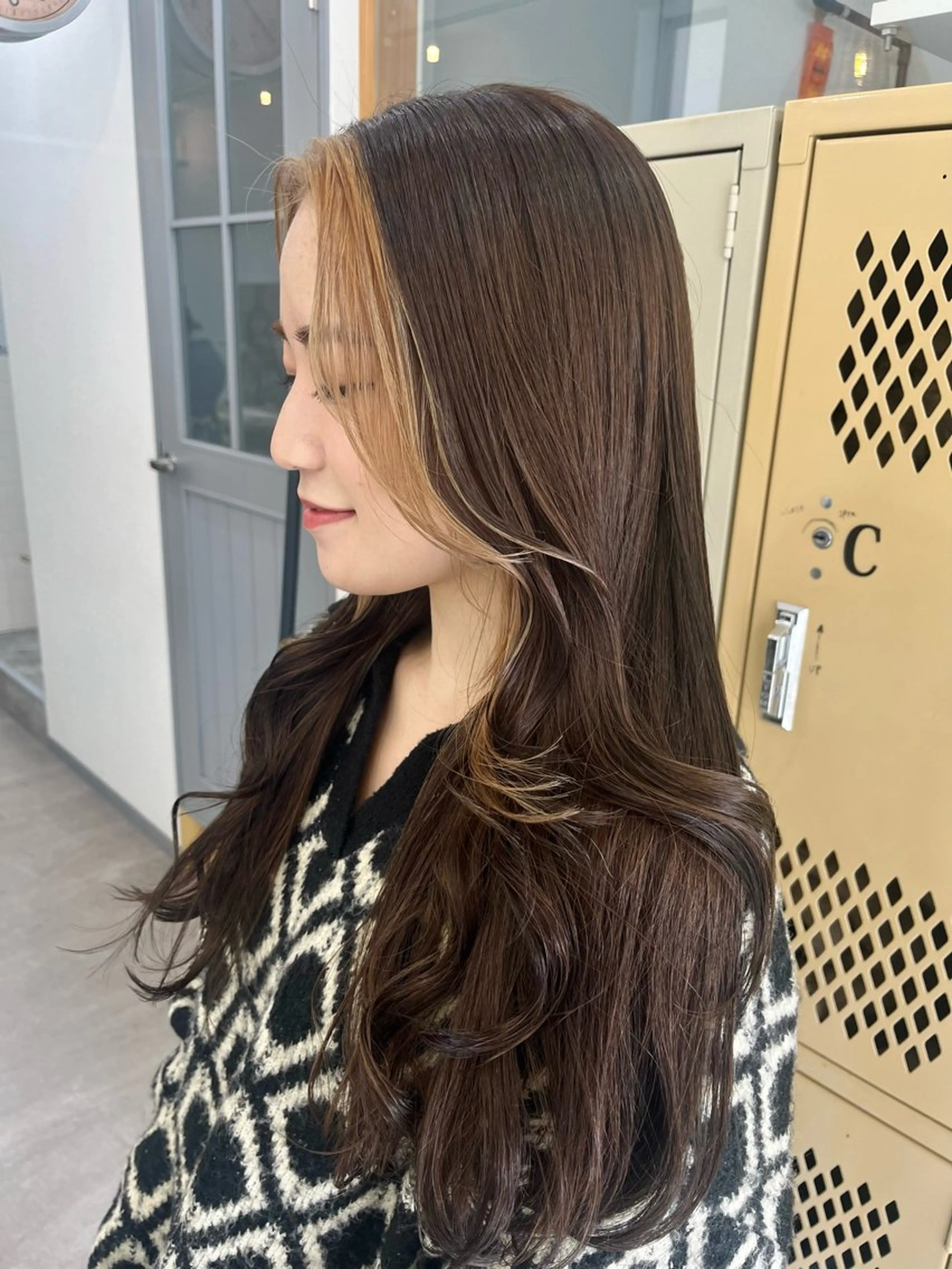 ロング カラー カット ヘアカラー トリートメント 🌼sunc HINAMI🌼のヘアスタイル