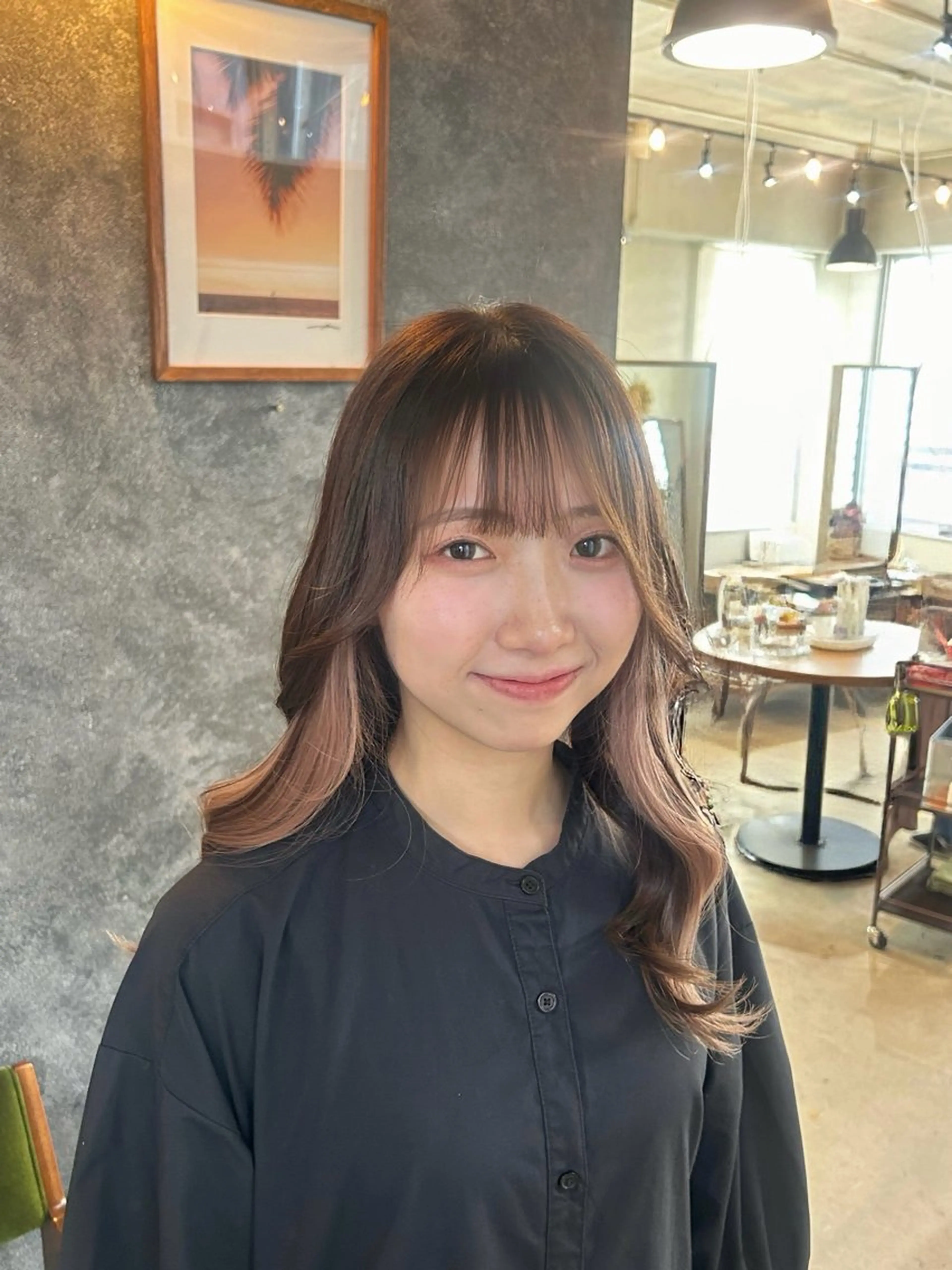 ロング ヘアカラー ruup Aru ユウキのヘアスタイル