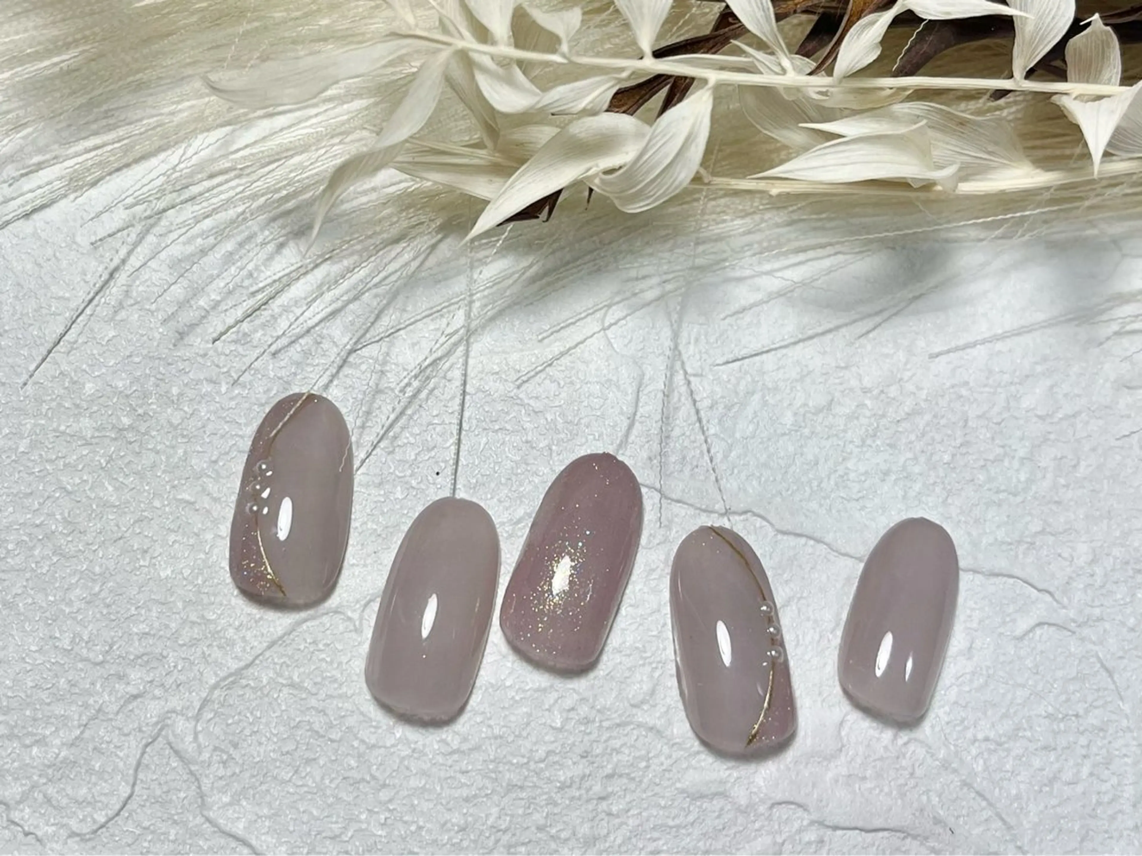 ネイル オーロラネイル フットネイル フレンチネイル ジェルネイル 韓国ネイル ハンドネイル kiki nail たまプラーザのネイルデザイン