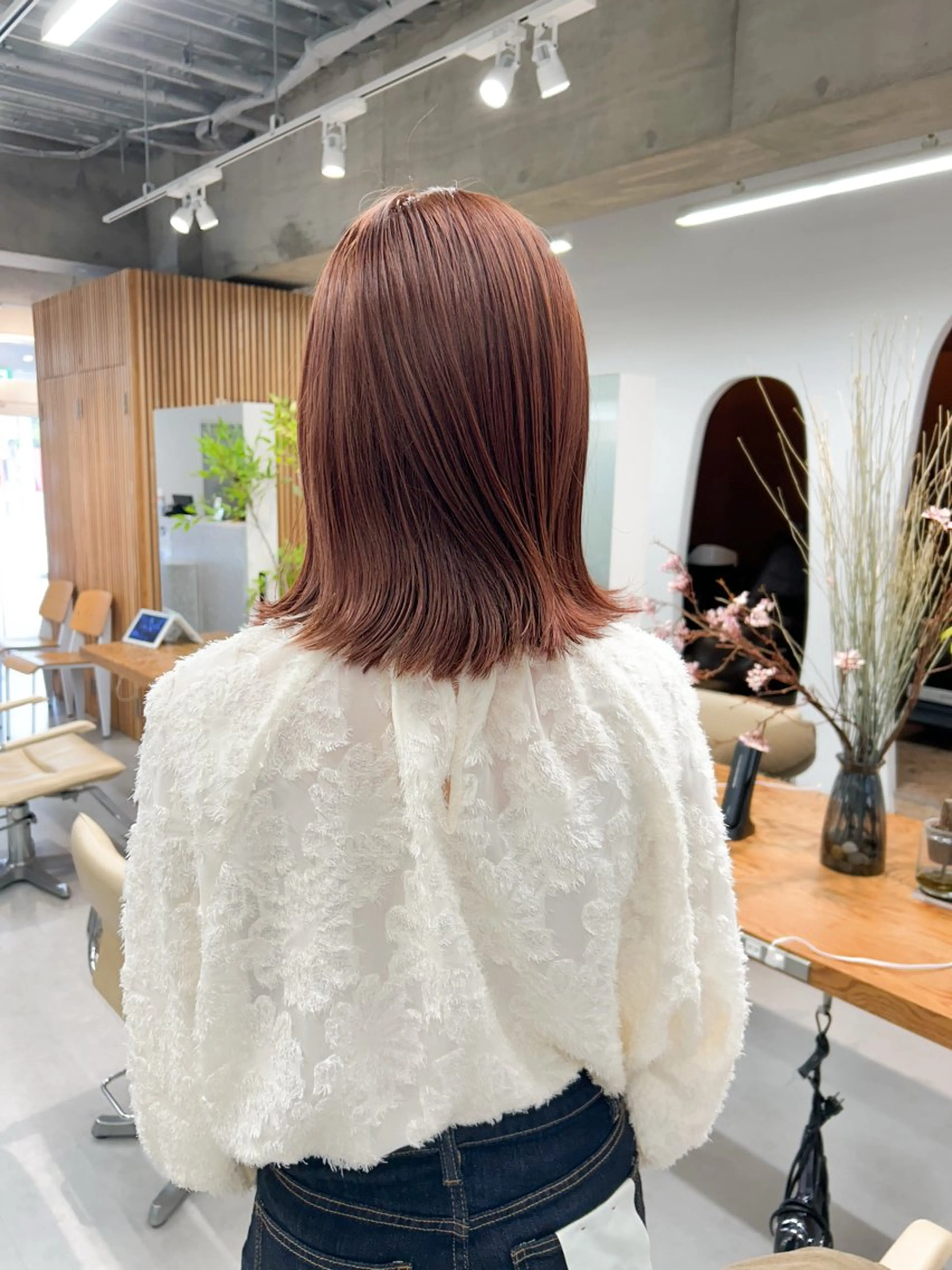 ミディアム ヘアカラー トリートメント カラーモデル募集 /kanaha໒꒱のヘアスタイル