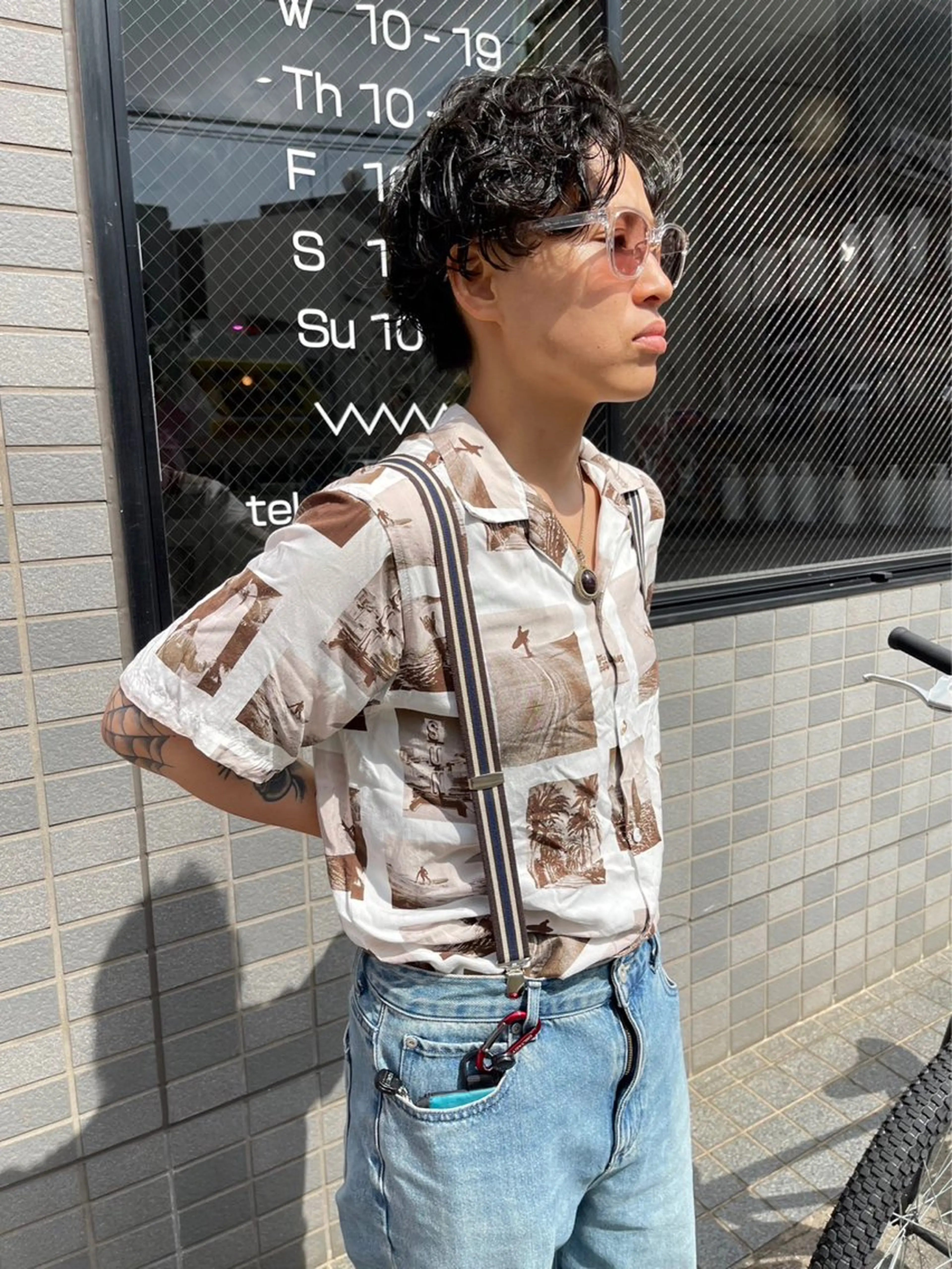 ショート パーマ カット パーマ トリートメント (h)wim ウィムのヘアスタイル