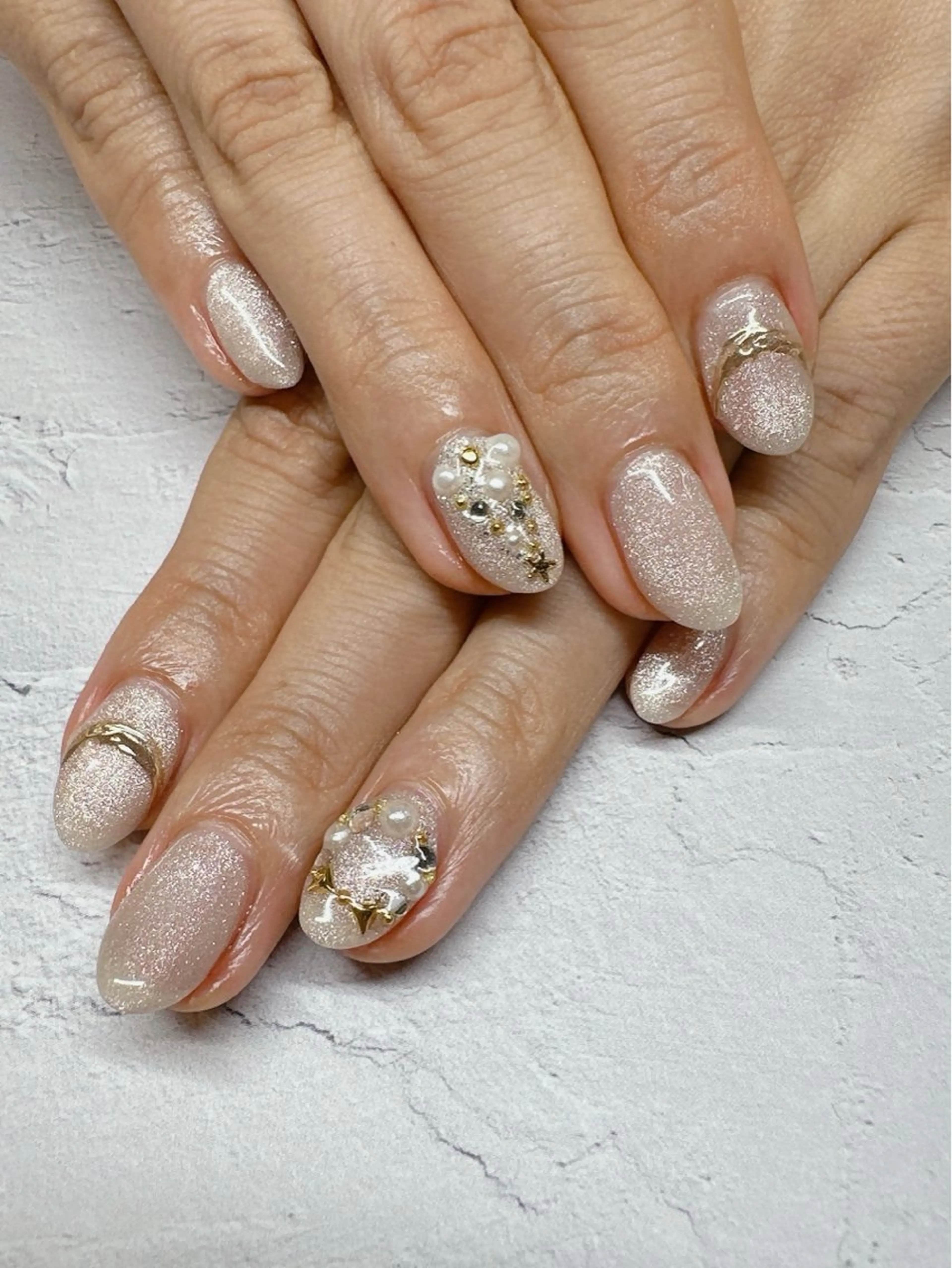 ネイル 冬ネイル クリスマス ハンドネイル nailist SATO【銀座】のネイルデザイン