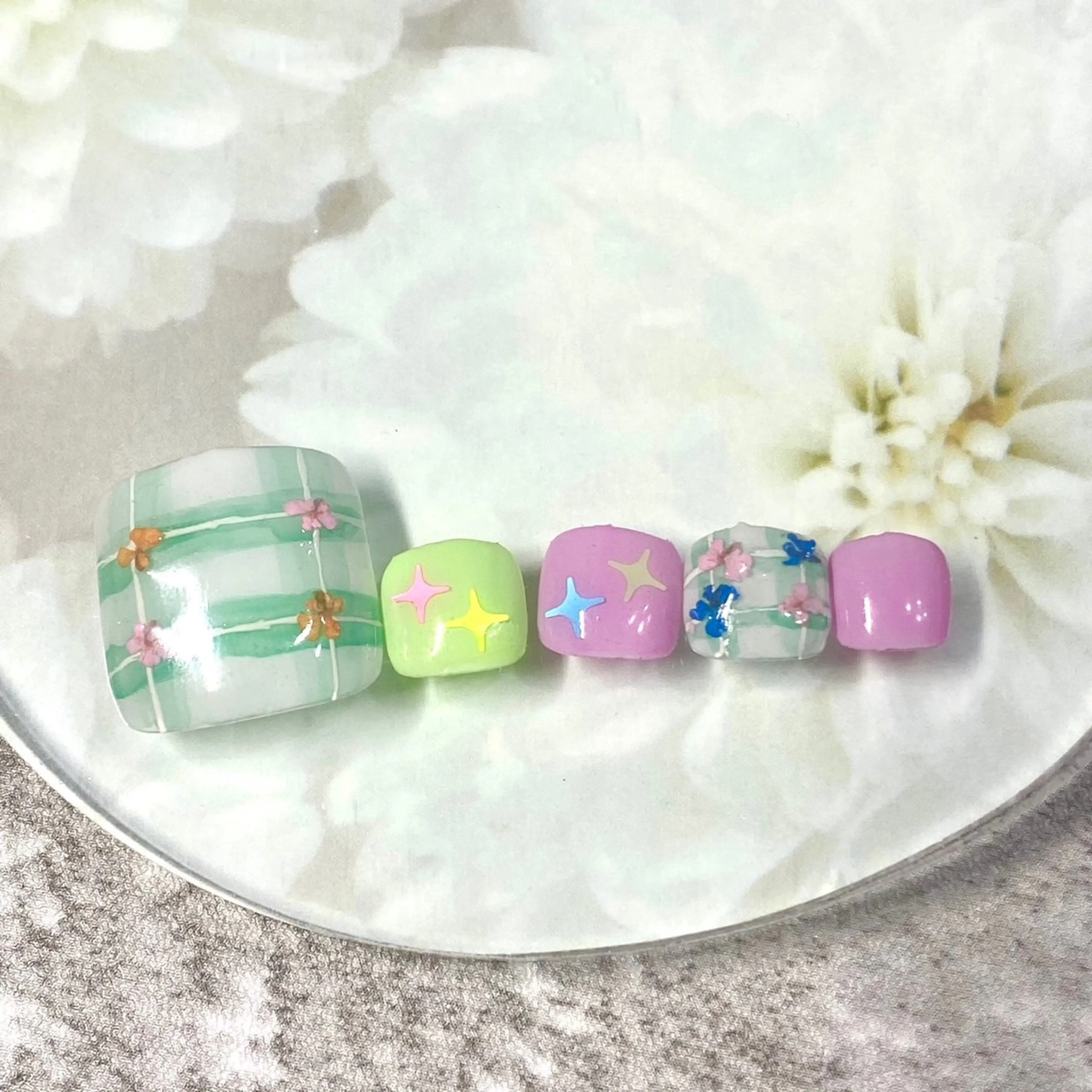 ネイル フットネイル パステルネイル 春ネイル フットネイル ★Rinail... .のネイルデザイン