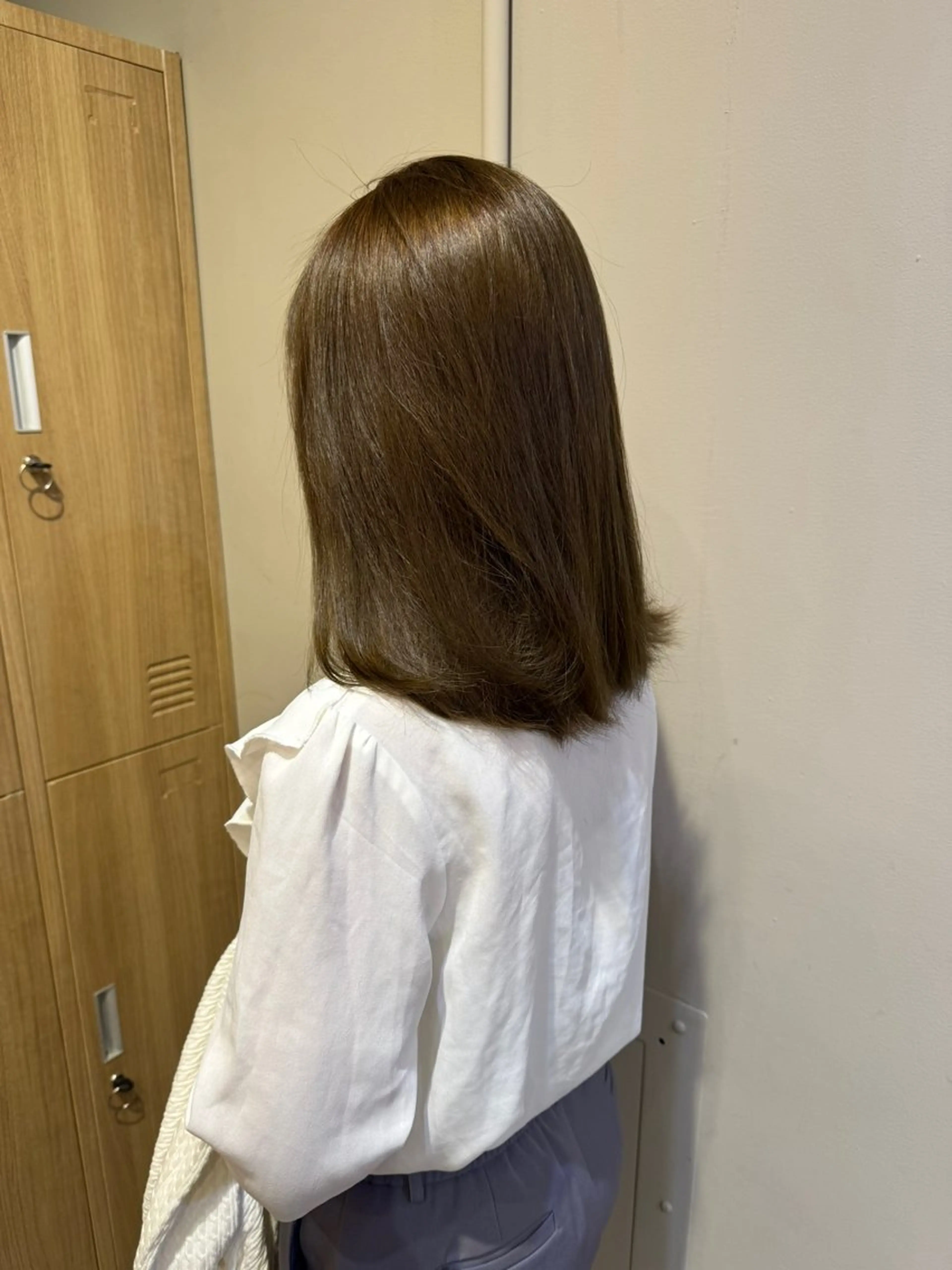 ミディアム カラー ヘアカラー 透明感×レイヤーカッ ト🌼kiraraのヘアスタイル