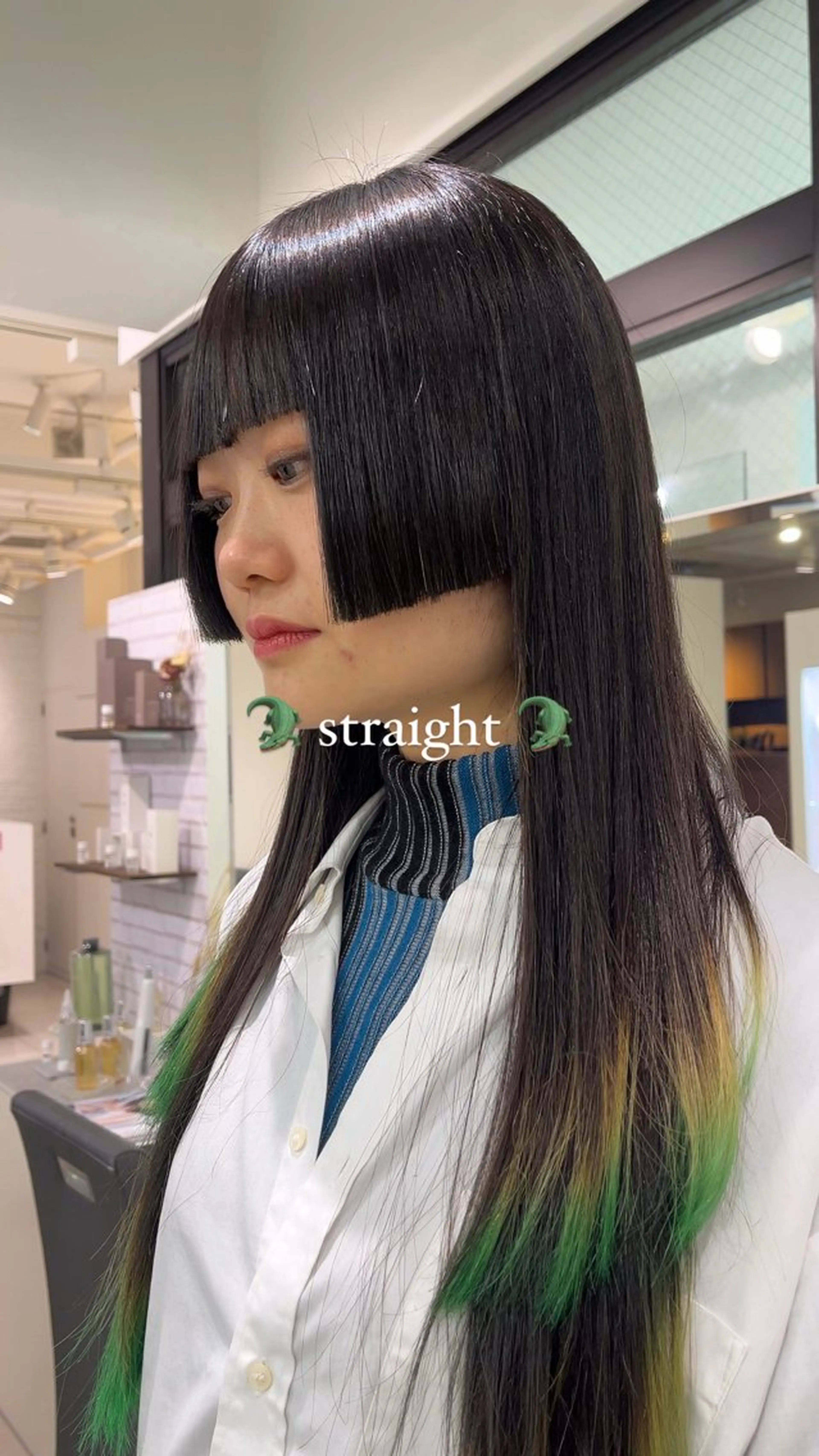 ロング パーマ 縮毛矯正 リノ stylist🪐のヘアスタイル