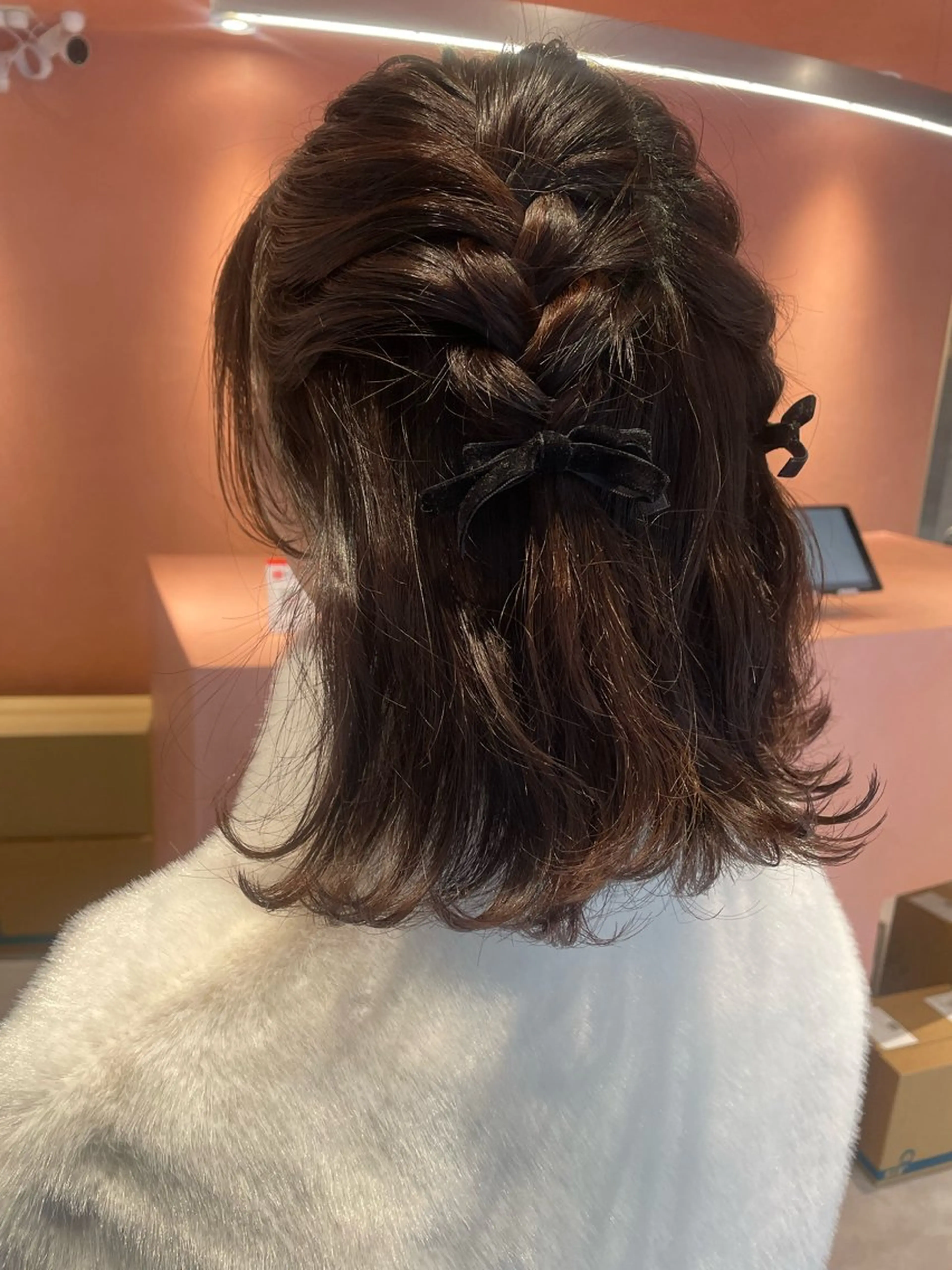 ミディアム SALOWIN 立川所属・MAYU /ナチュラルヘア🌷のヘアスタイル