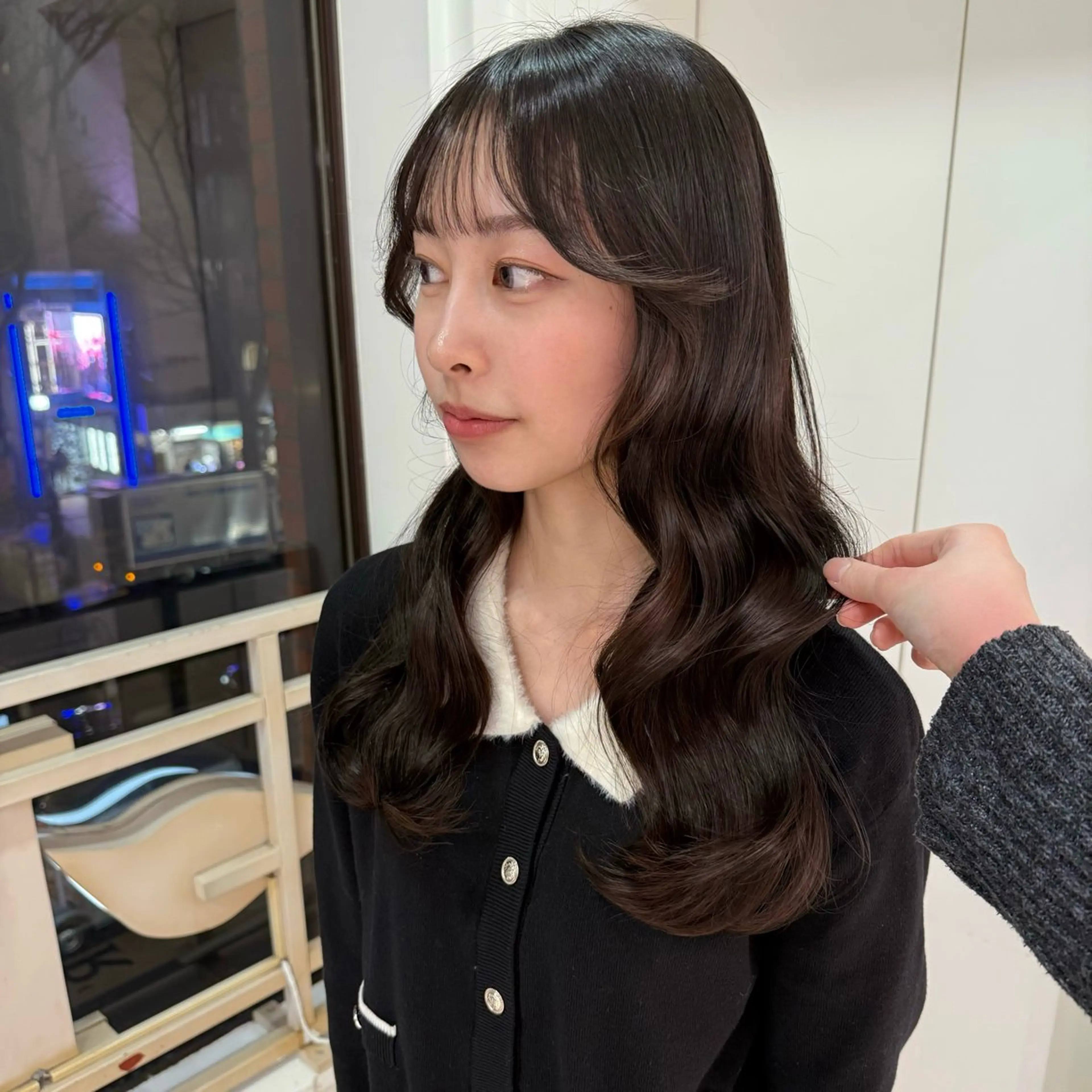 ロング カラー 髪質改善 トリートメント カット ヘアカラー トリートメント 髪質改善”艶"カラー 🤍Hono🇰🇷のヘアスタイル