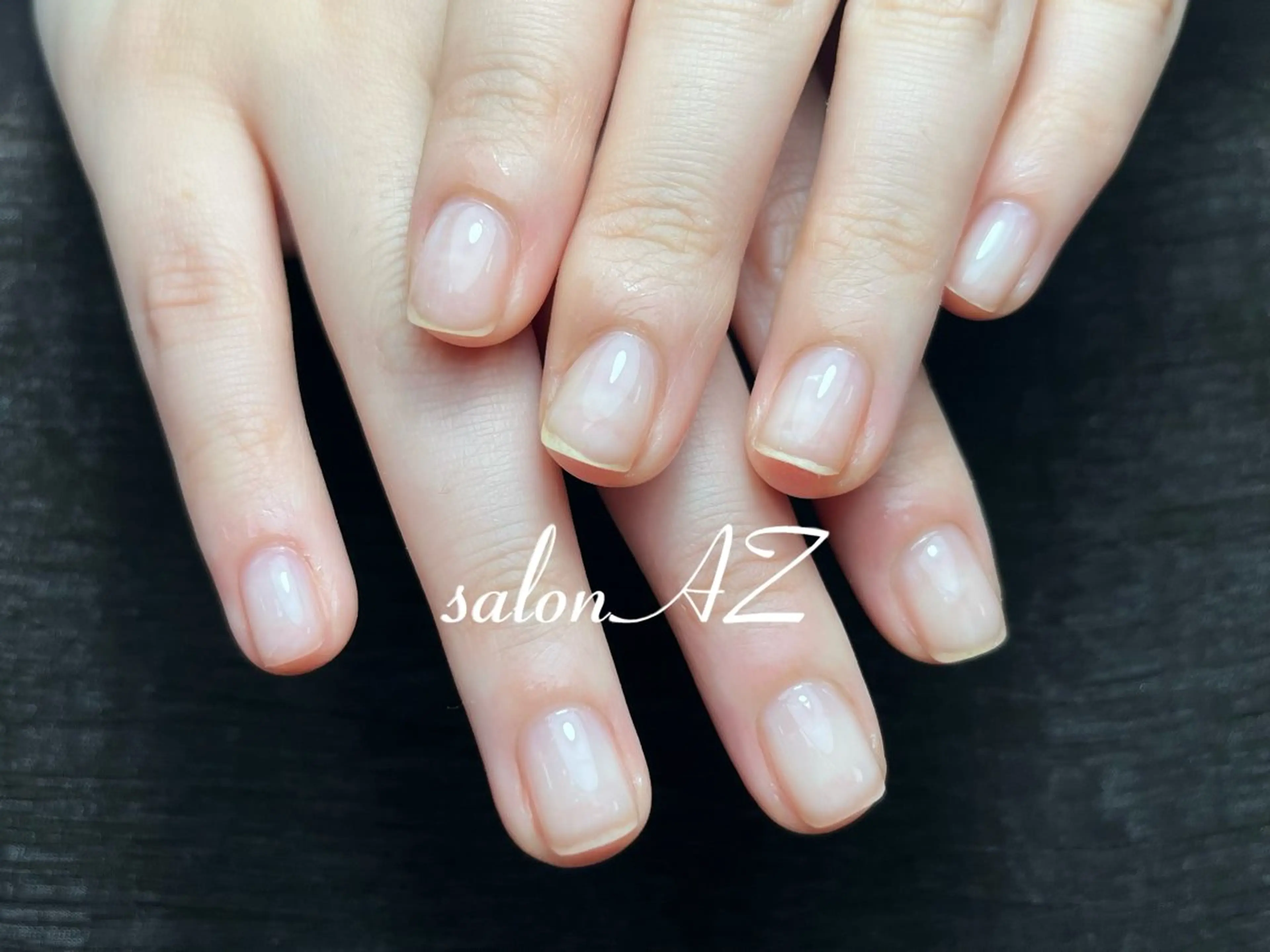 ネイル アートネイル 長さ出し フットネイル フレンチネイル ジェルネイル ハンドネイル salon AZのネイルデザイン