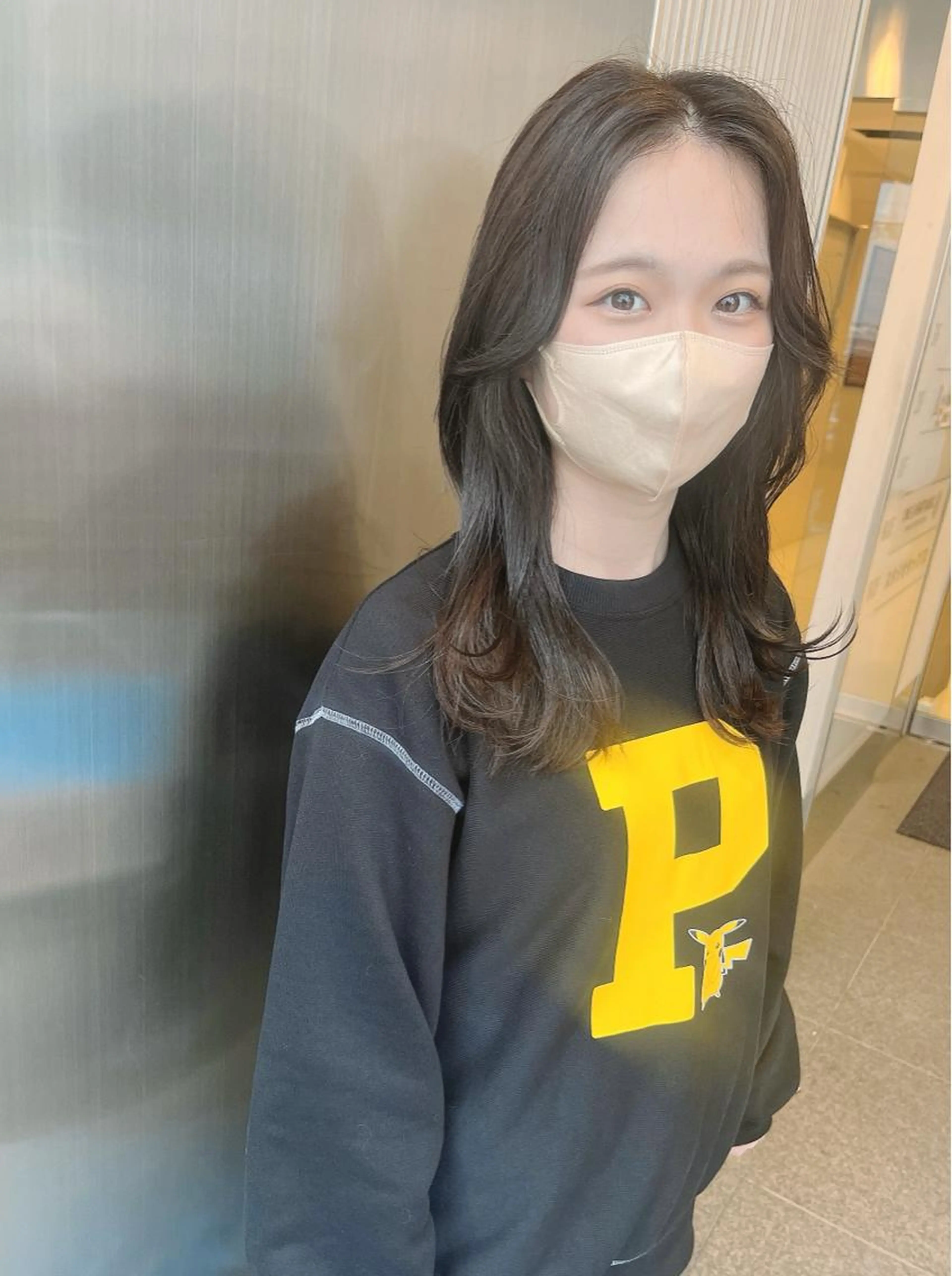 仕上がり柔らか酸性ストレートで💇‍♀️前髪縮毛矯正&前髪カット！※ブリーチ毛要相談の写真