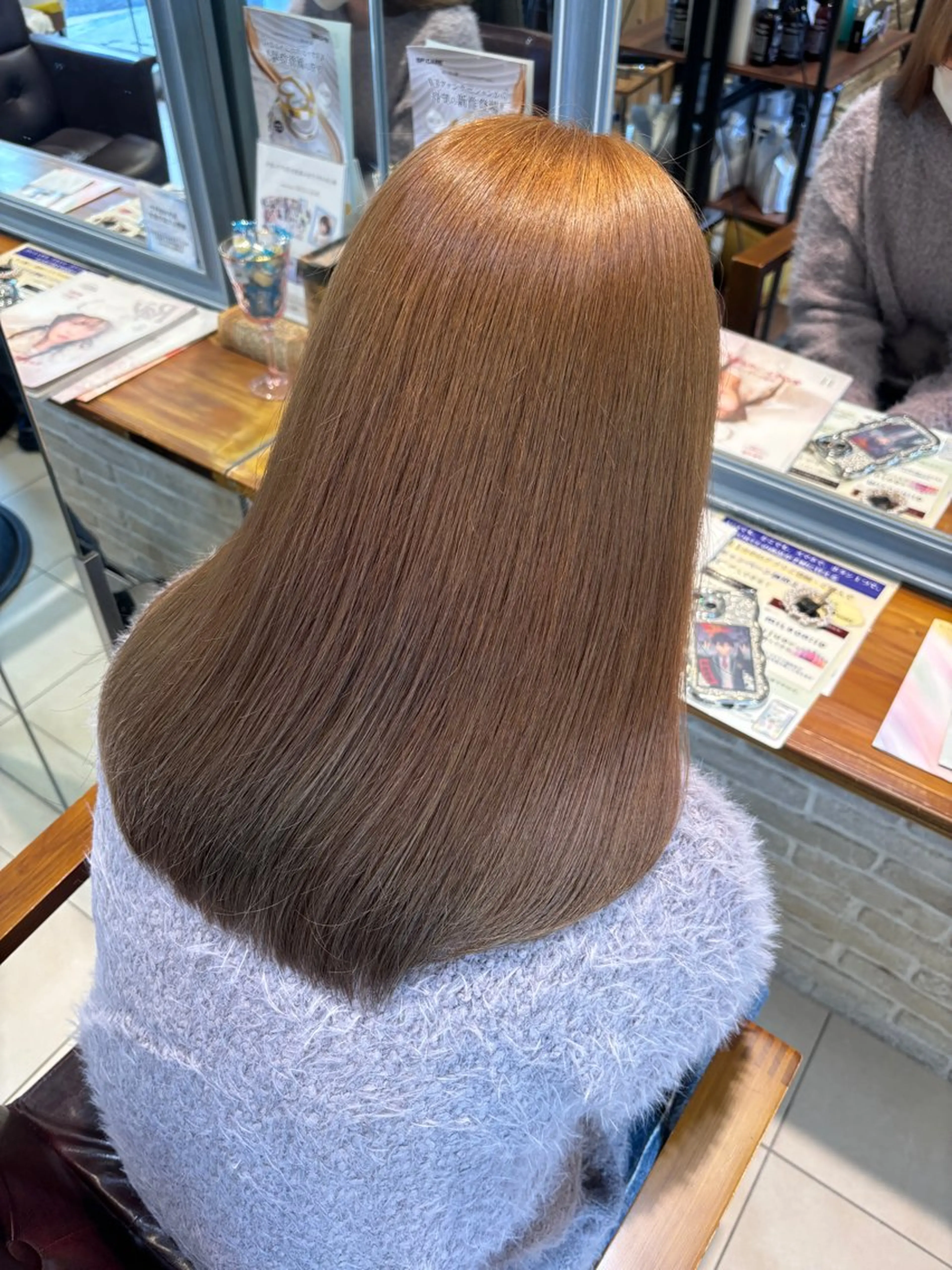 カット+カラー+バイカルテ髪質再生6stepトリートメントの写真