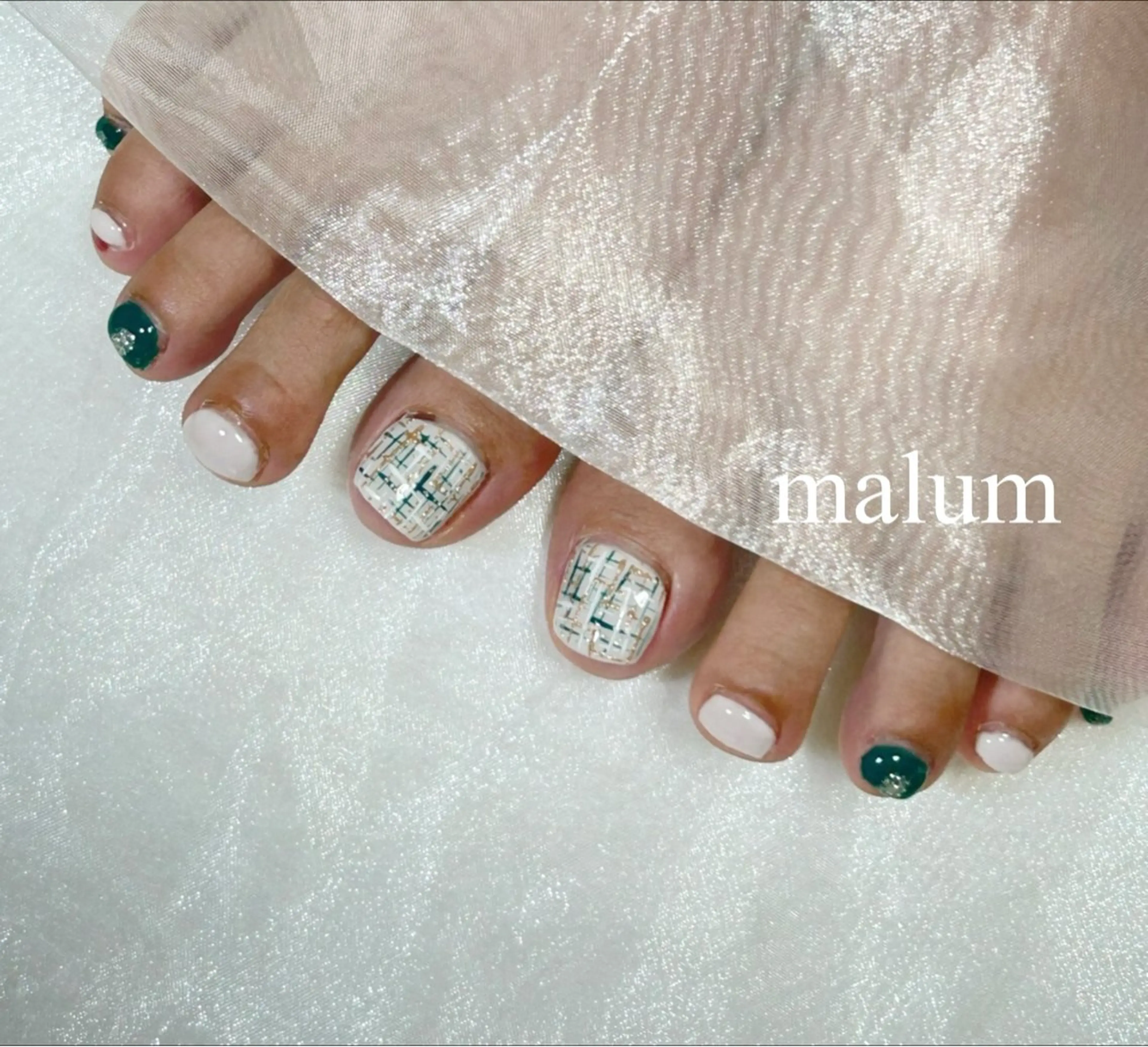 ネイル フットネイル malum nailのネイルデザイン