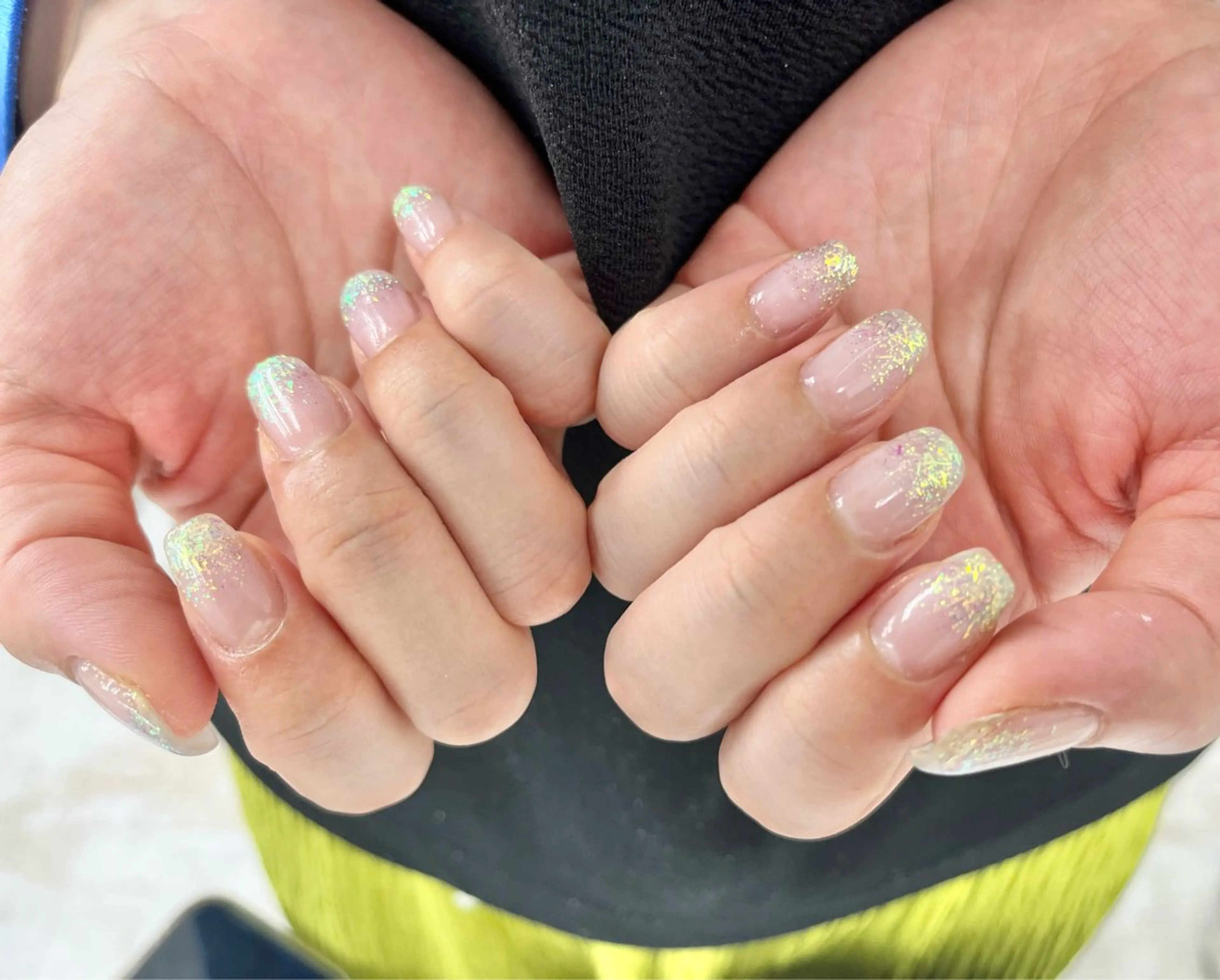 ネイル キラキラネイル ラメ(グリッター) ラメグラデーション ハンドネイル Bianca赤羽 信末のネイルデザイン