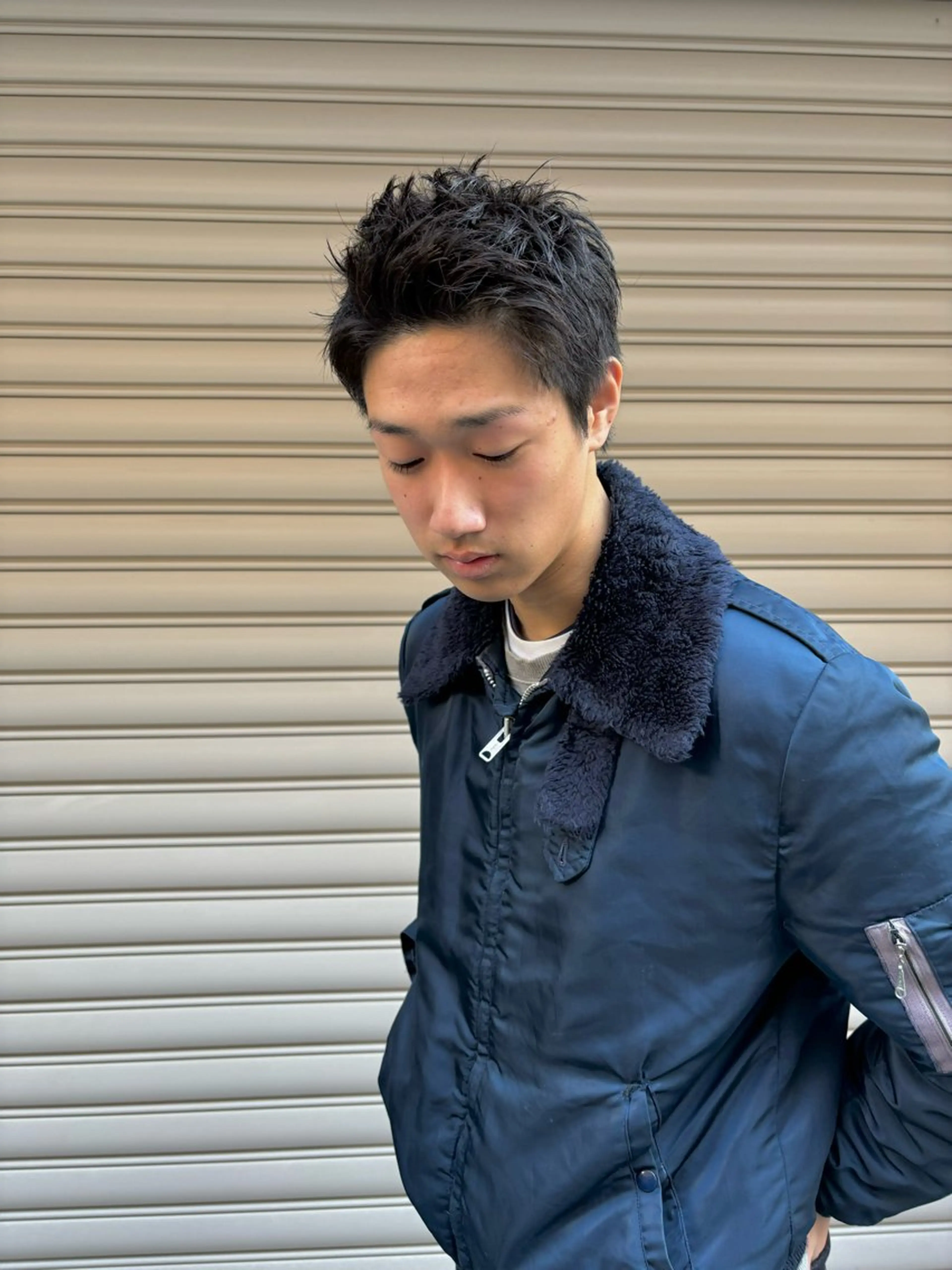 メンズ スパイキーショート カット 【メンズ専門 】村斎　伶次のヘアスタイル