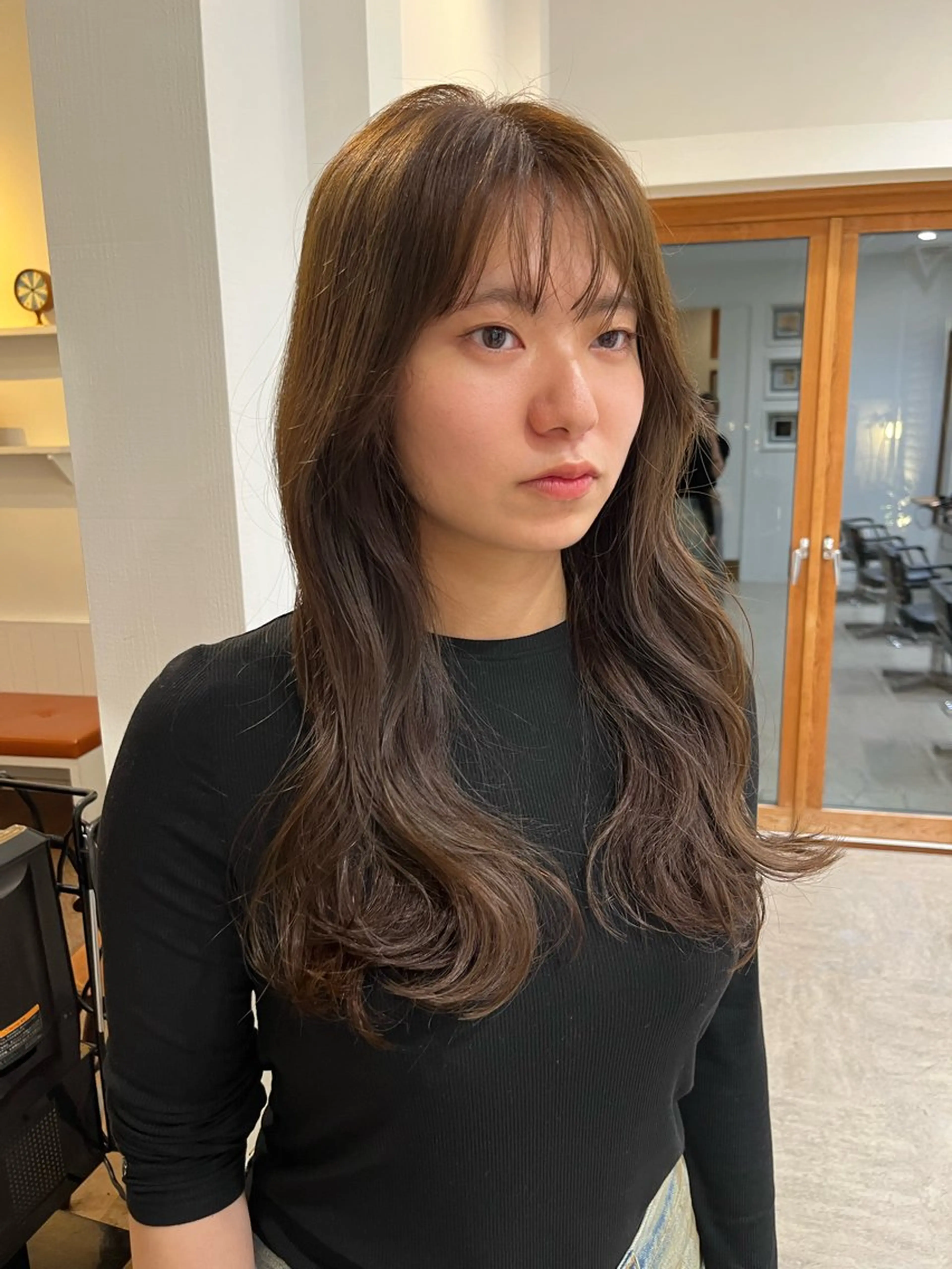 ロング カラー ヘアアレンジ ブリーチ トリートメント カット ヘアカラー トリートメント 無料カットモデル‪✨ ✂️Nanami🌷のヘアスタイル