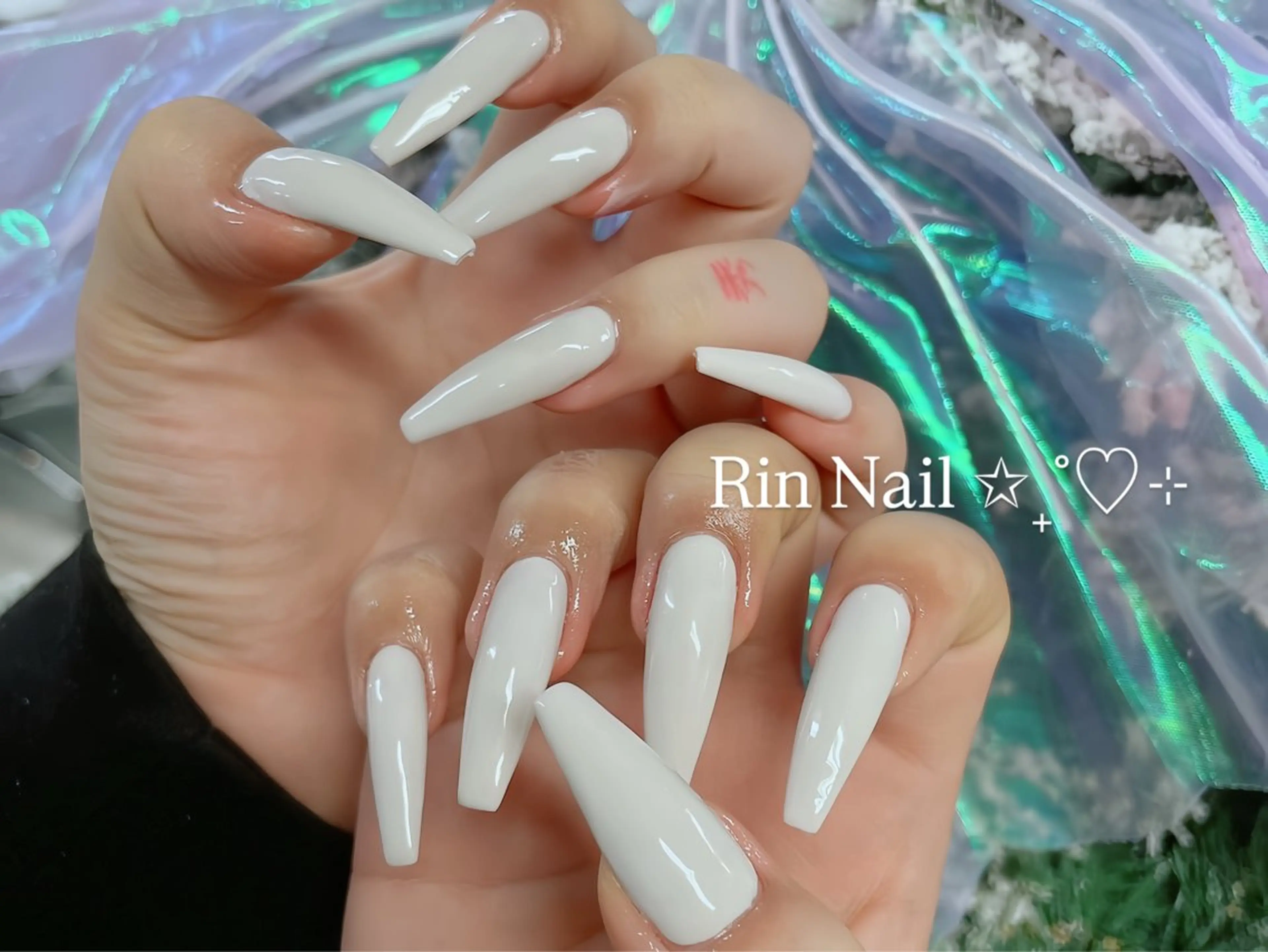 ネイル べっ甲ネイル チークネイル フラッシュネイル フラワーネイル フットネイル ハンドネイル Rin Nail Shinokuboのネイルデザイン
