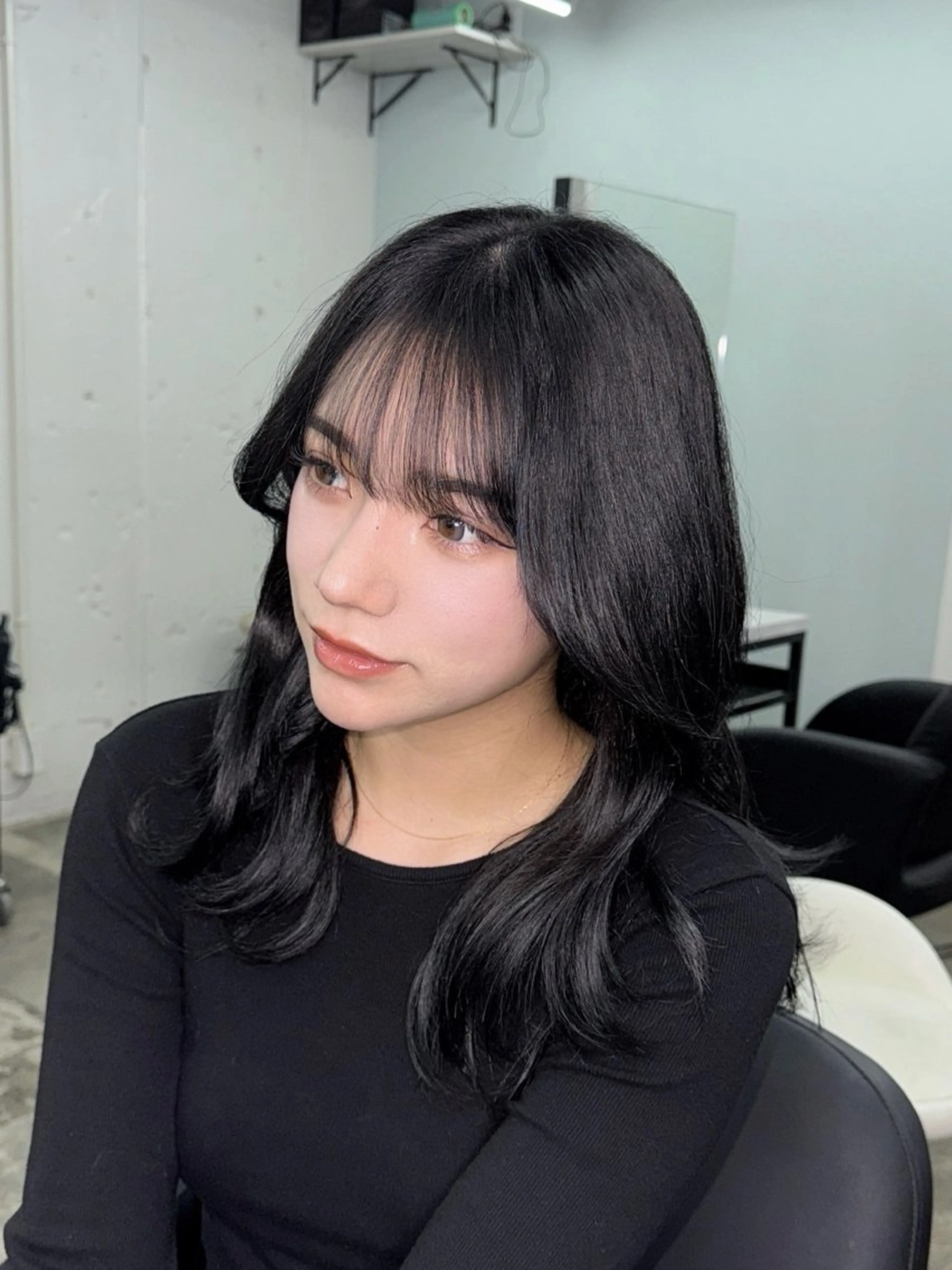 💝人気No.1💝 韓国風カット🇰🇷+ケアカラー+トリートメントorブリーチなしWカラーの写真