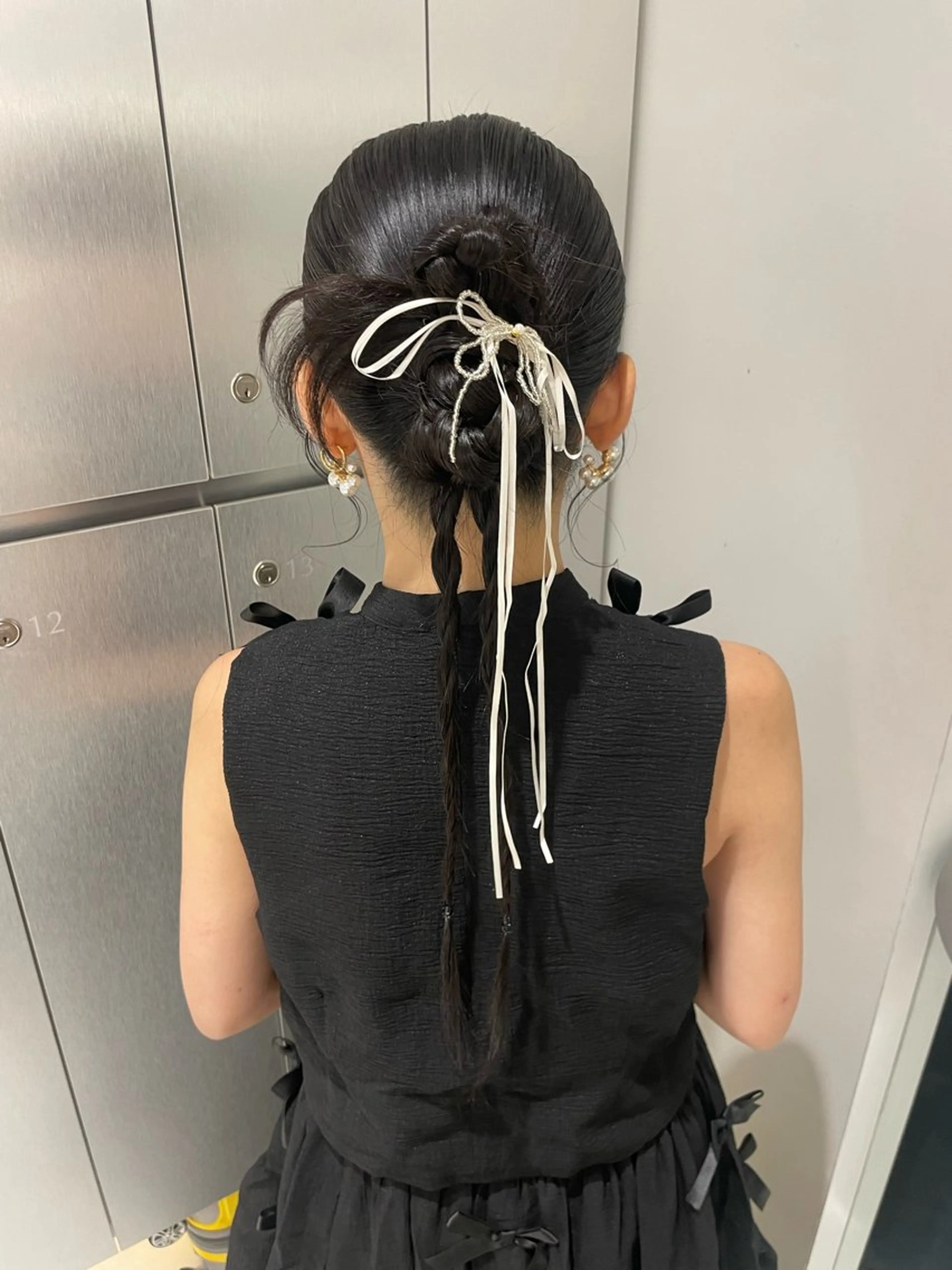 ヘアアレンジ 結婚式・ブライダル ヘアセット ヘアセット🎀耳つぼ 👂💎MONAMIのヘアスタイル