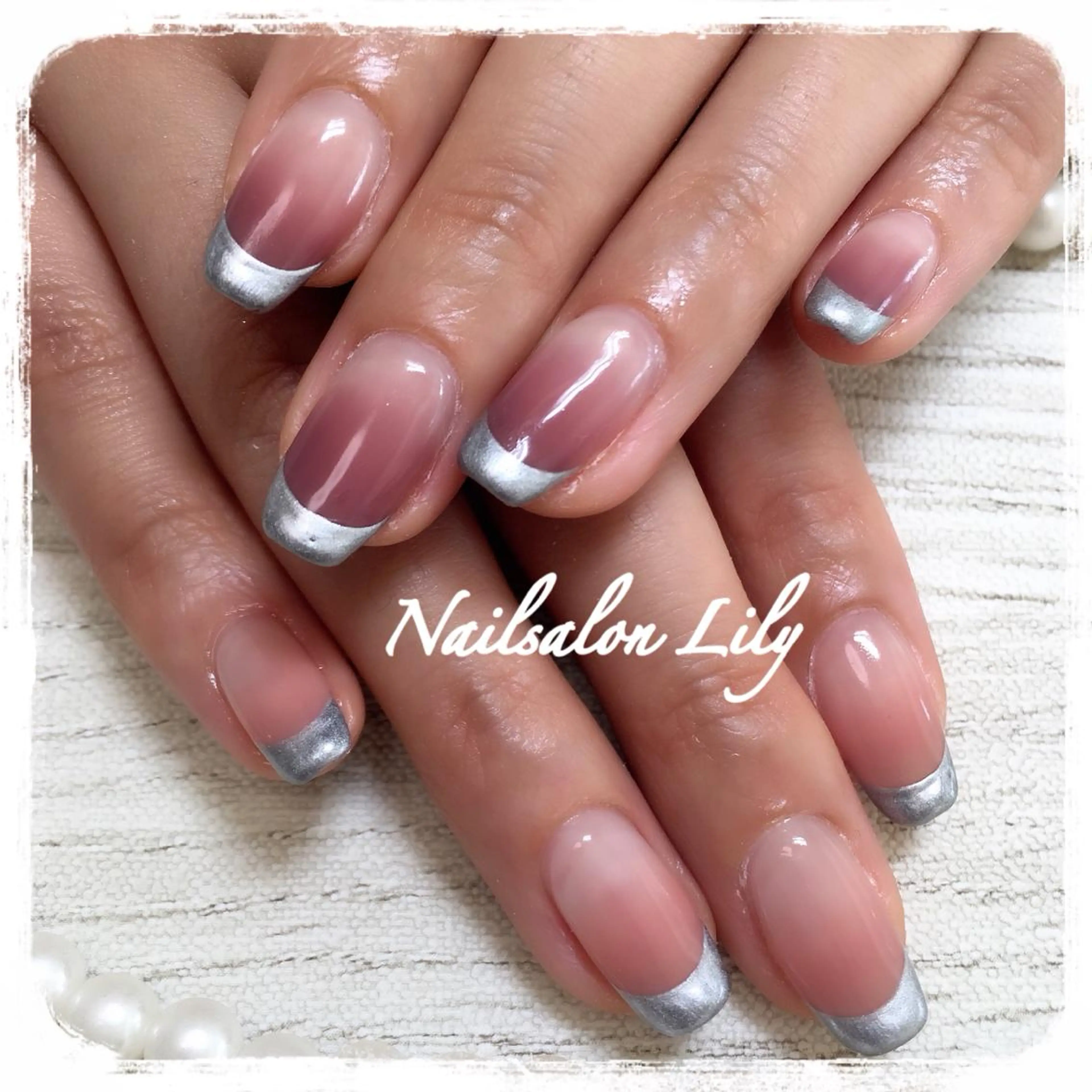 ネイル フレンチネイル Nailsalon Lilyのネイルデザイン