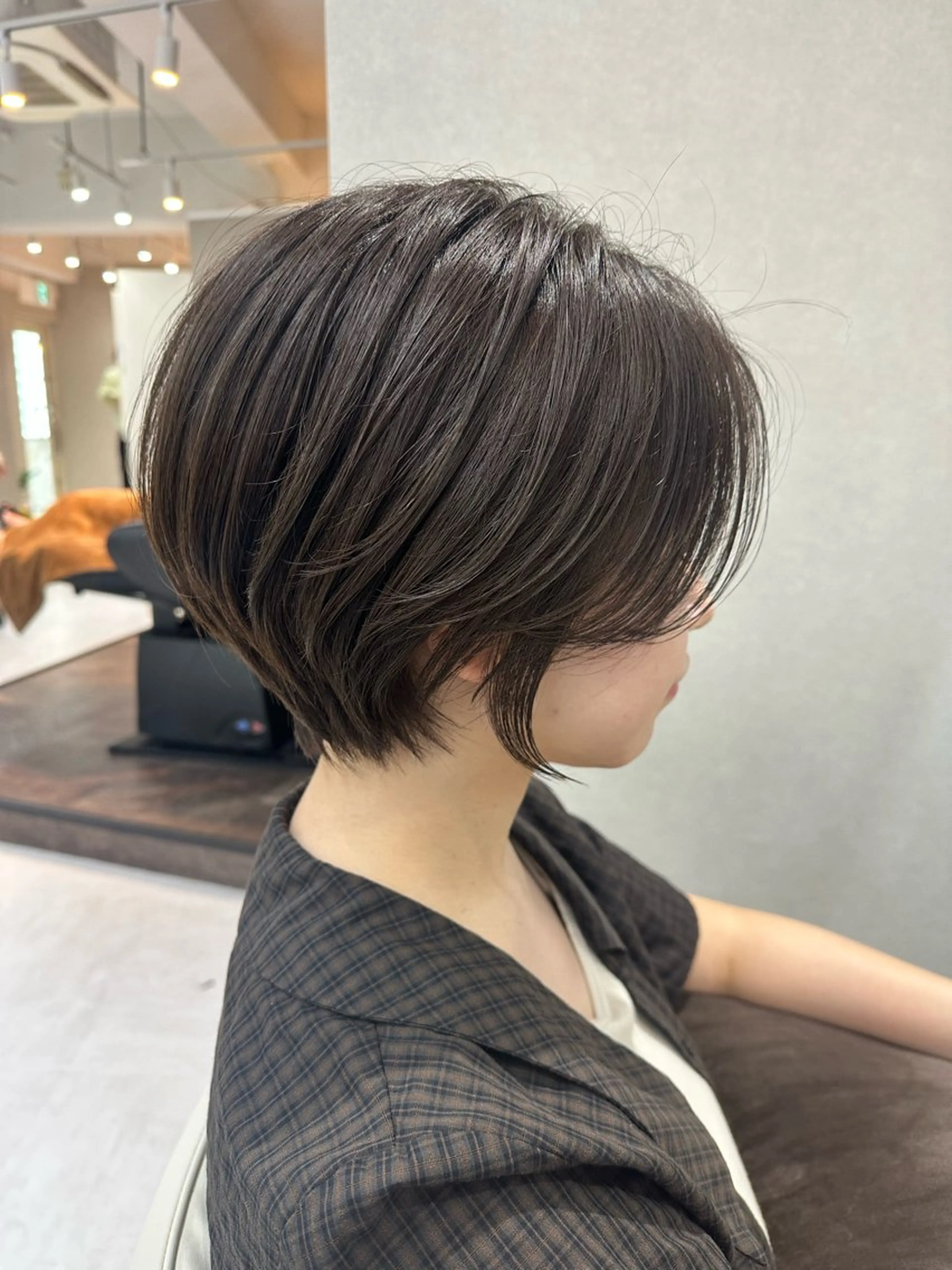 ショート カラー ショートボブ 丸みショート ボブ くびれヘア ショートヘア カット ヘアカラー トリートメント 🌈ショート/レイヤ ーカット/中村崇宏のヘアスタイル