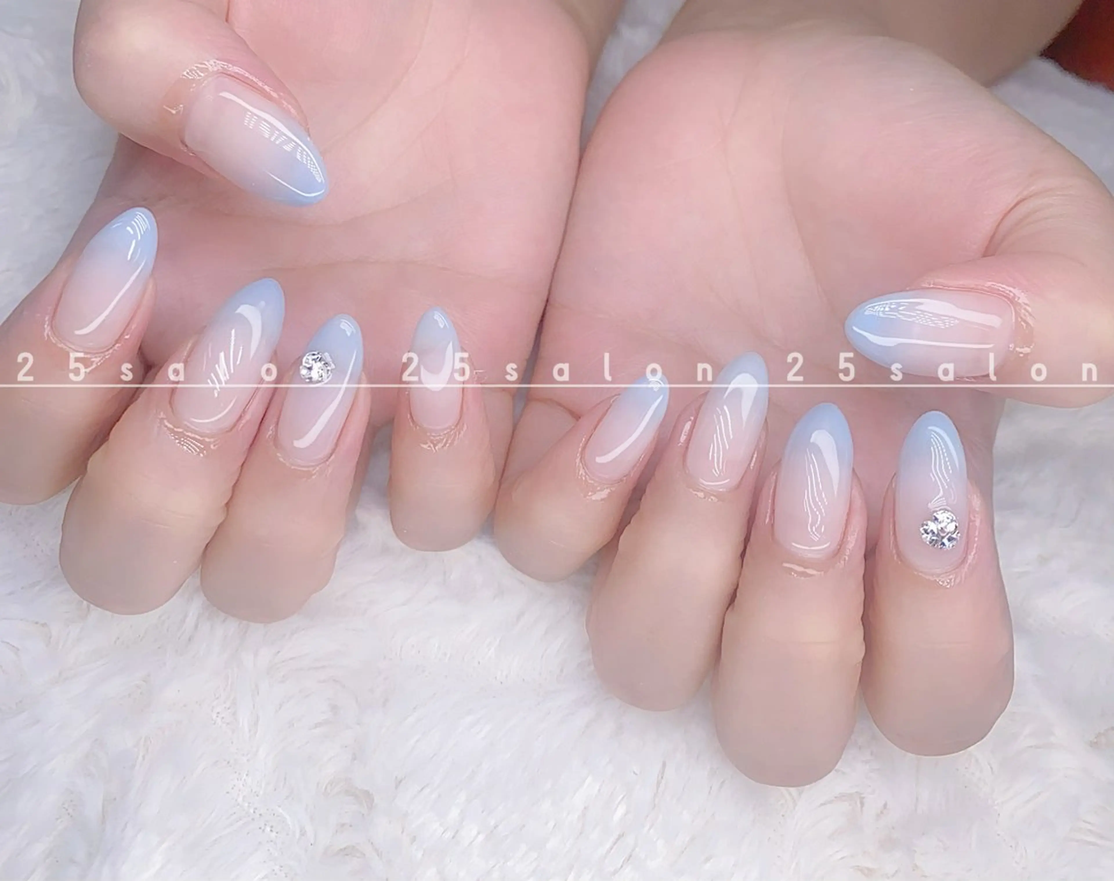 ネイル ジェルネイル 韓国ネイル ニュアンスネイル パラジェル ワンホンネイル 2 5のマツエク・マツパデザイン