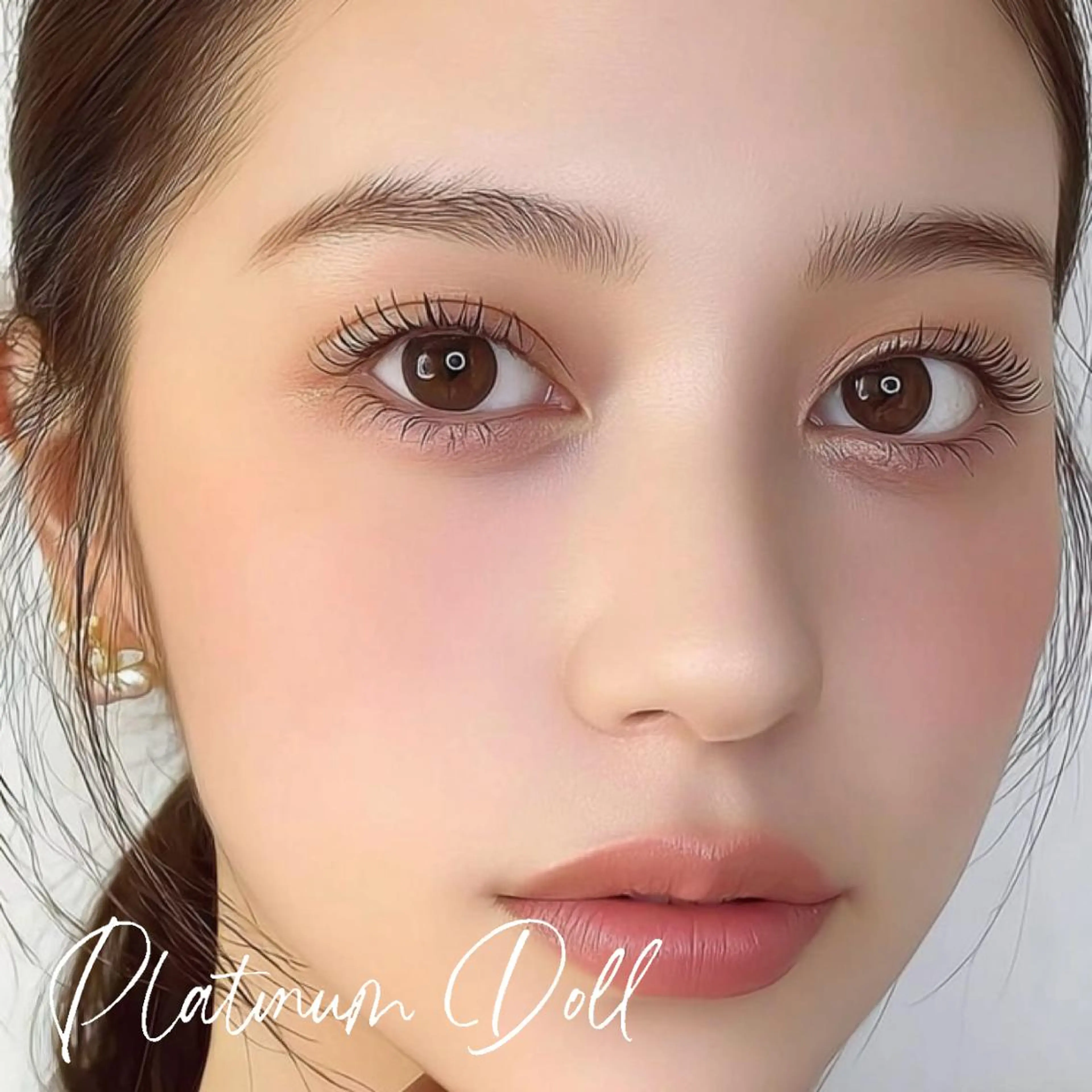 マツエク・マツパ 韓国風マツエク パリジェンヌラッシュリフト 一重×まつ毛パーマ マツパ ✨platinum doll✨のマツエク・マツパデザイン