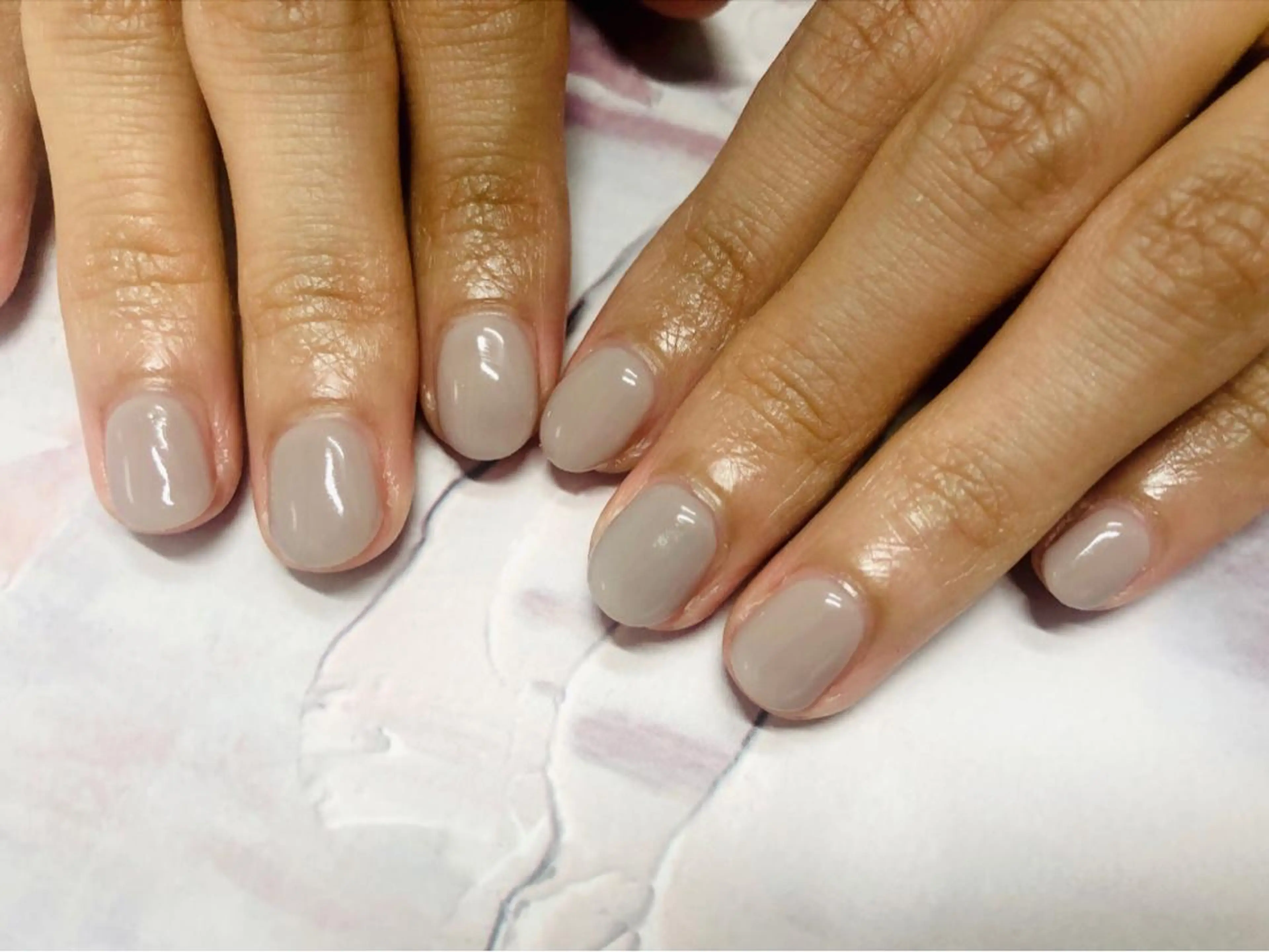 ネイル ワンカラーネイル ハンドネイル Mogu nail 二子玉川のネイルデザイン