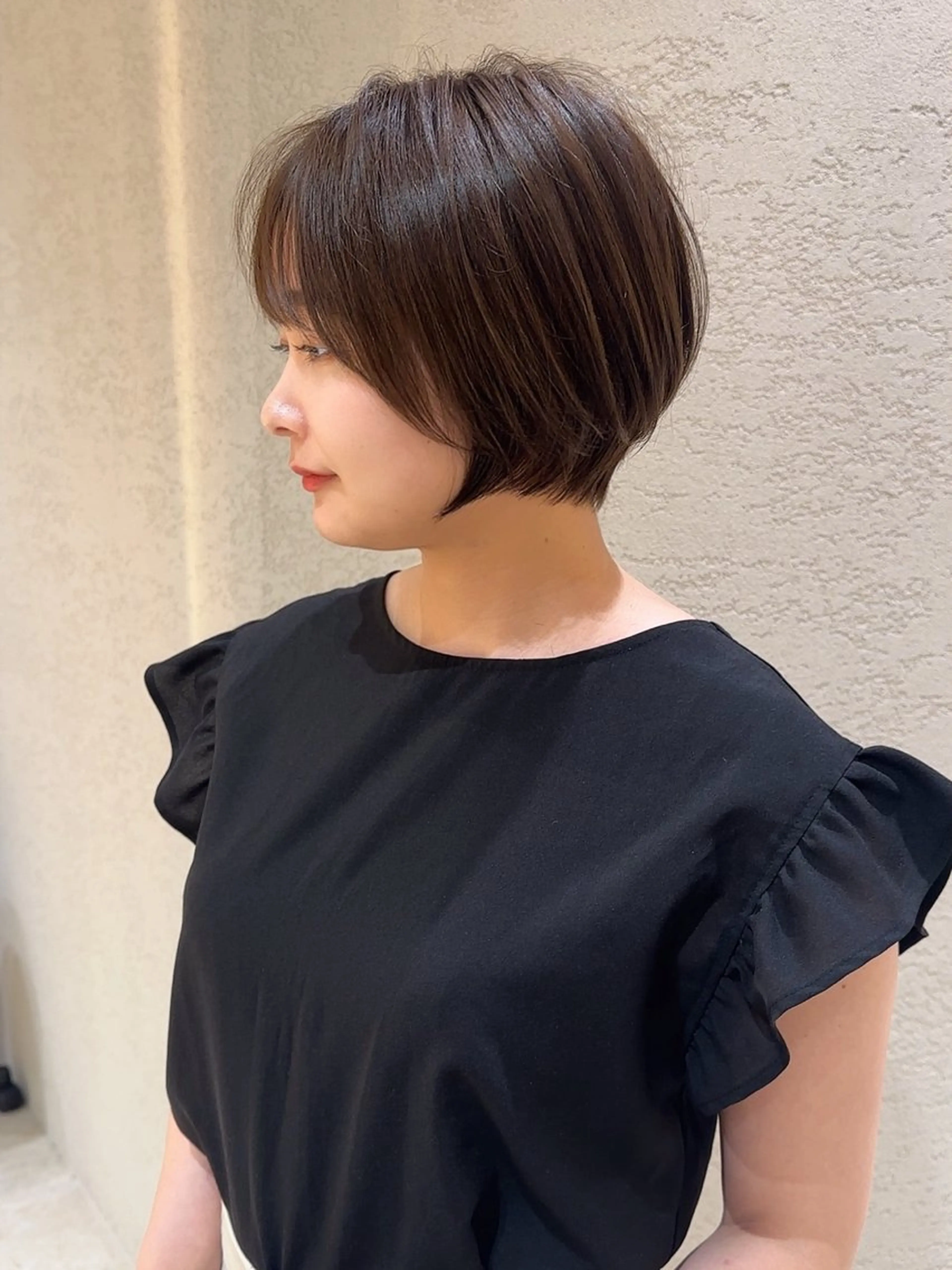 ショート カラー カット レイヤー❣️縮毛矯正 川村利幸のヘアスタイル