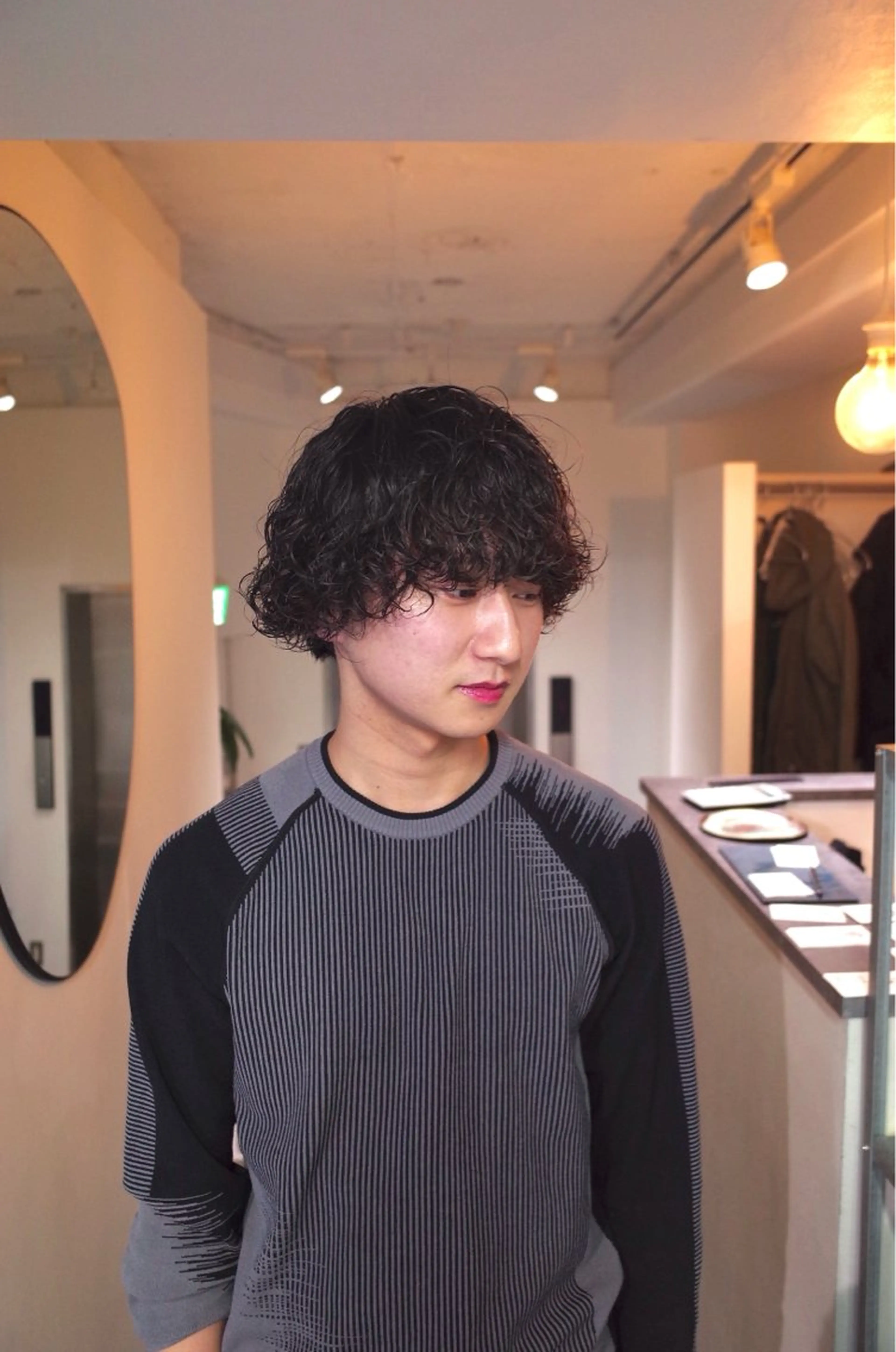 メンズカット＋ケアパーマ　　　　　　　　　　　　　　　　　　　　　　　　【パサつきのない最高級のケアパーマ】の写真