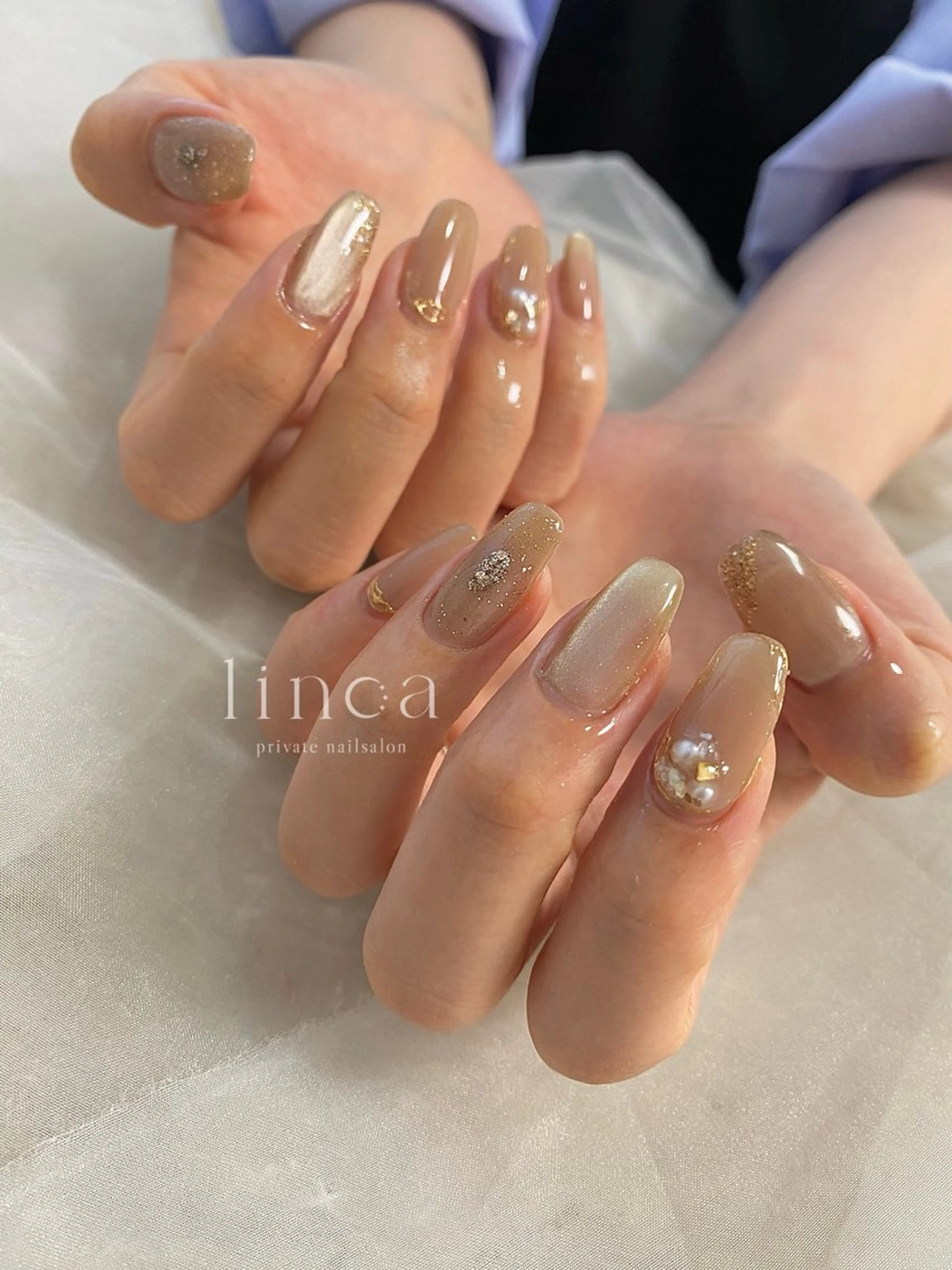 ネイル ブライダルネイル ハンドネイル ハンドケア linoa nailのネイルデザイン