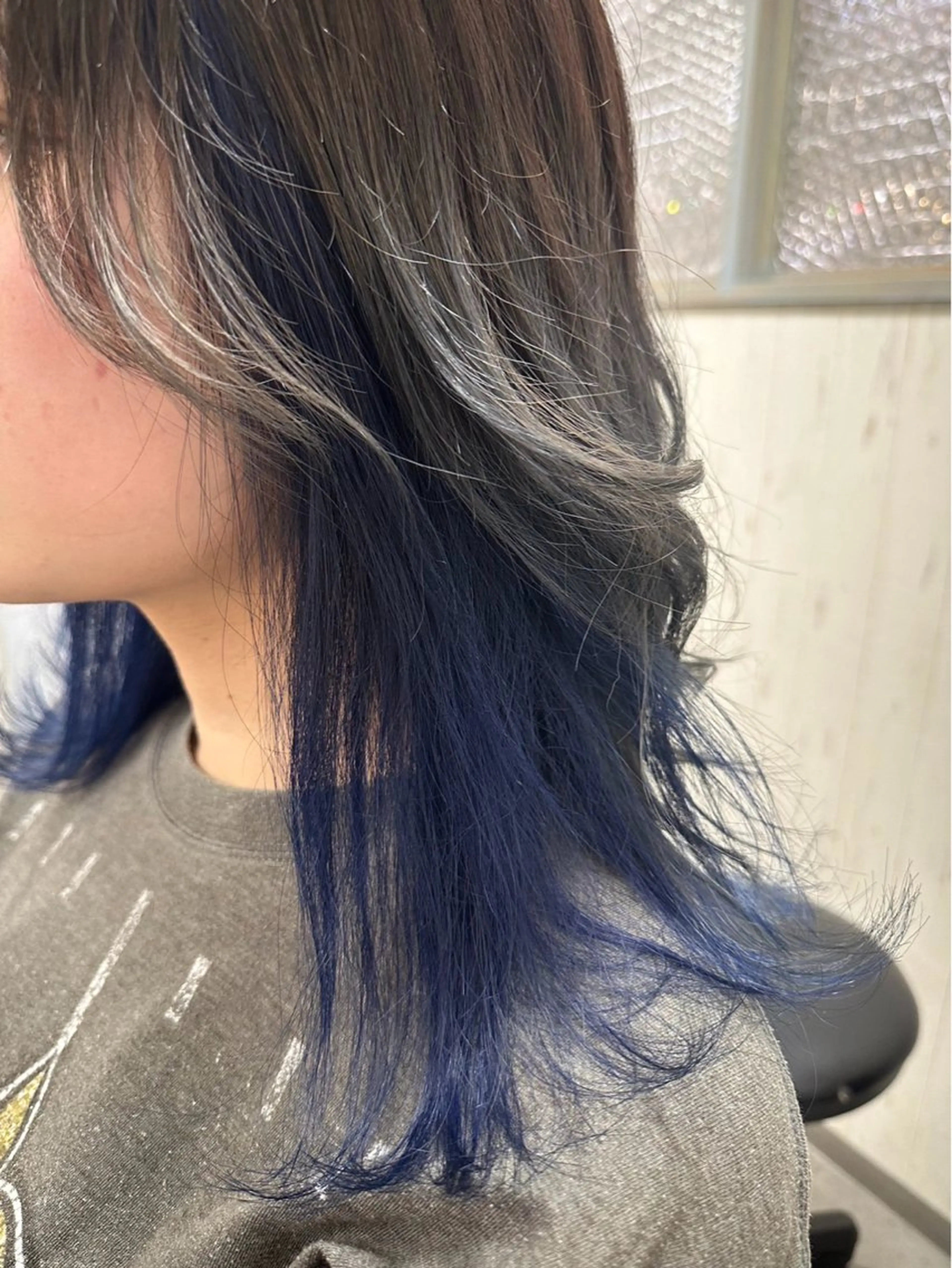 セミロング 【本陣】カット モデル/朝岡 慧のヘアスタイル