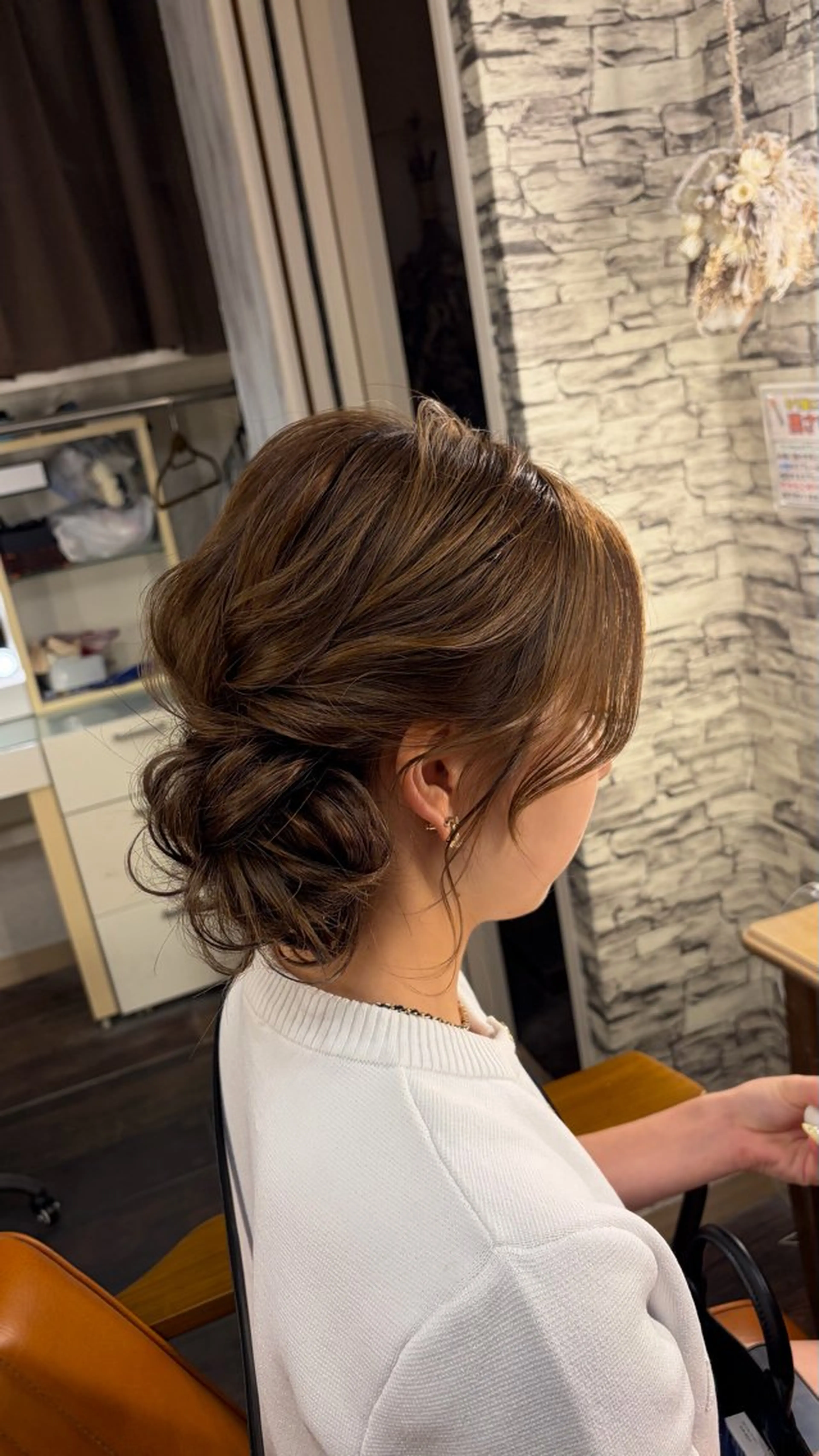 セミロング ヘアアレンジ hair make  Lucciのヘアスタイル