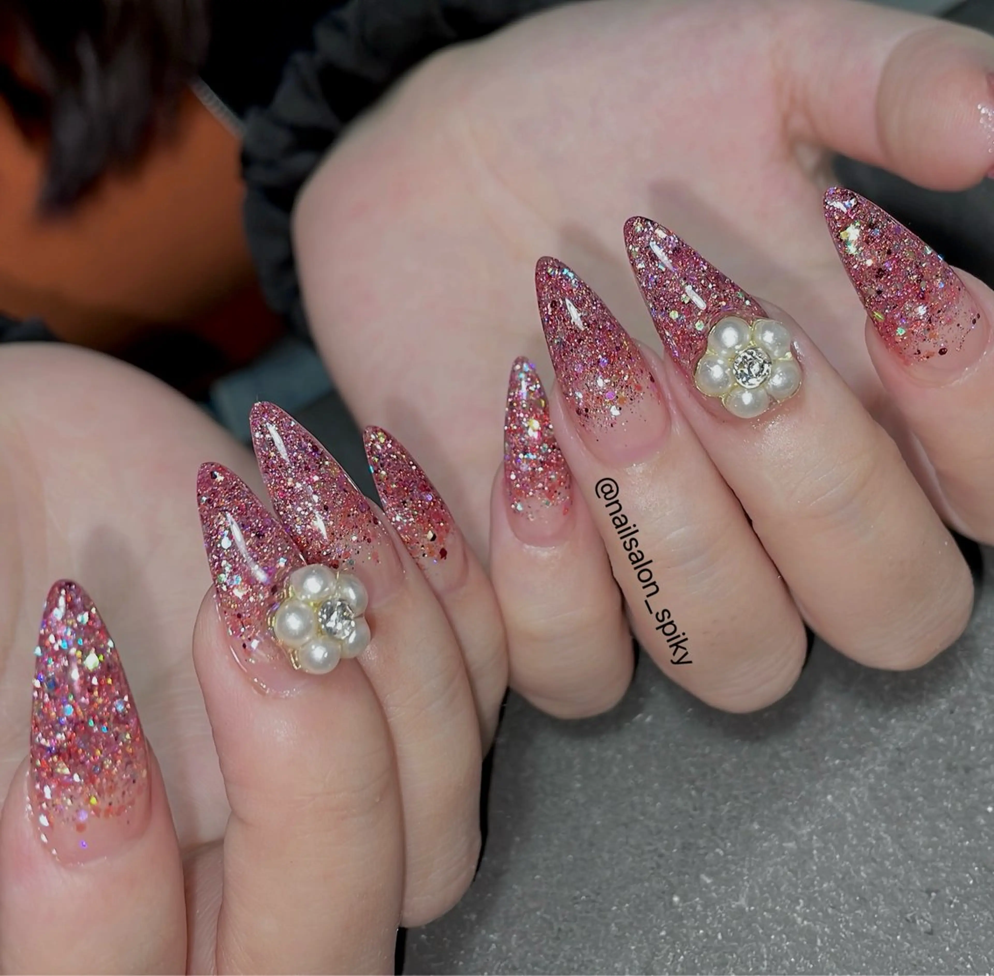 ネイル Spiky とうげ ふうかのネイルデザイン