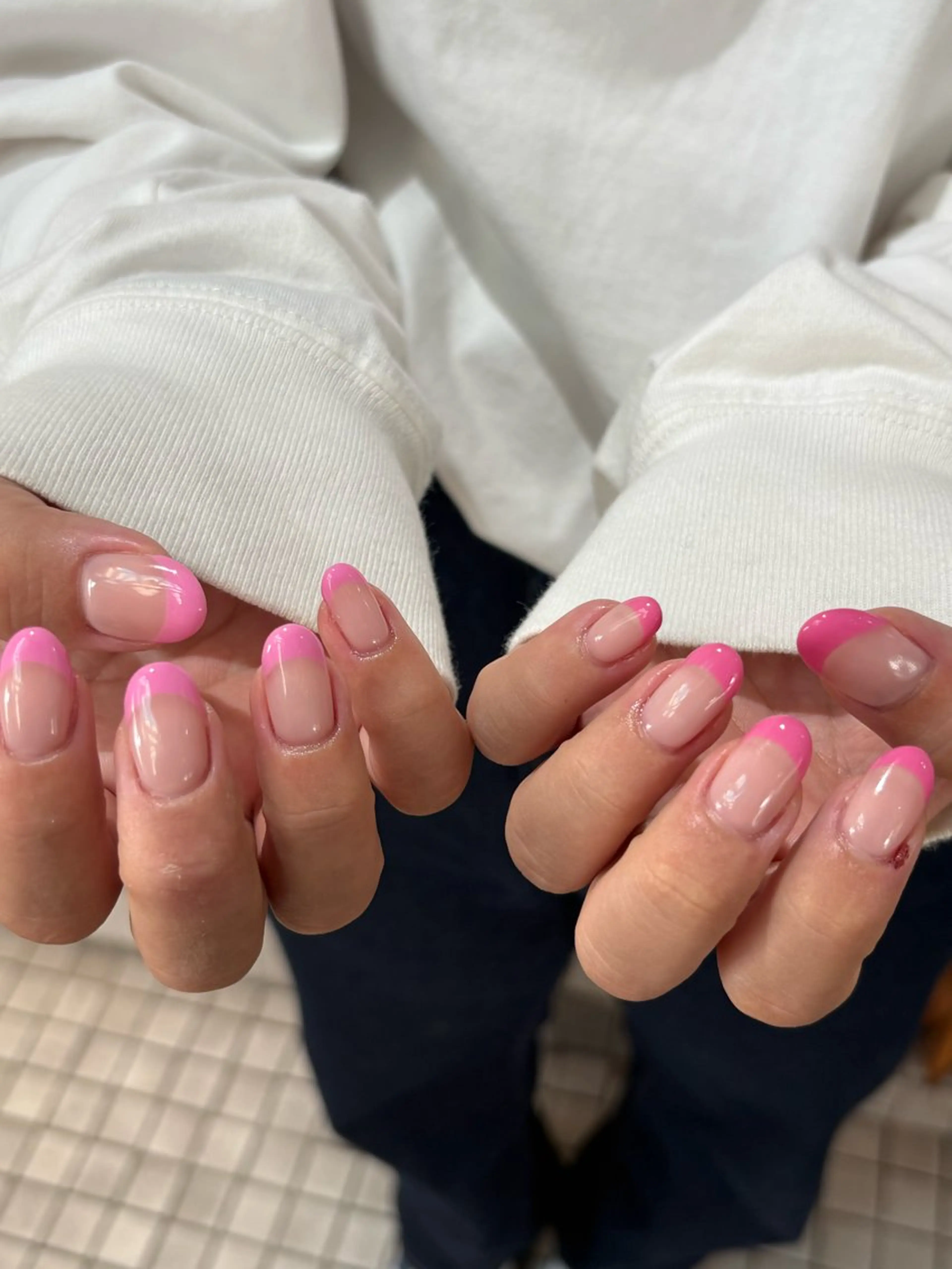 ネイル フレンチネイル plume. koyukiのネイルデザイン