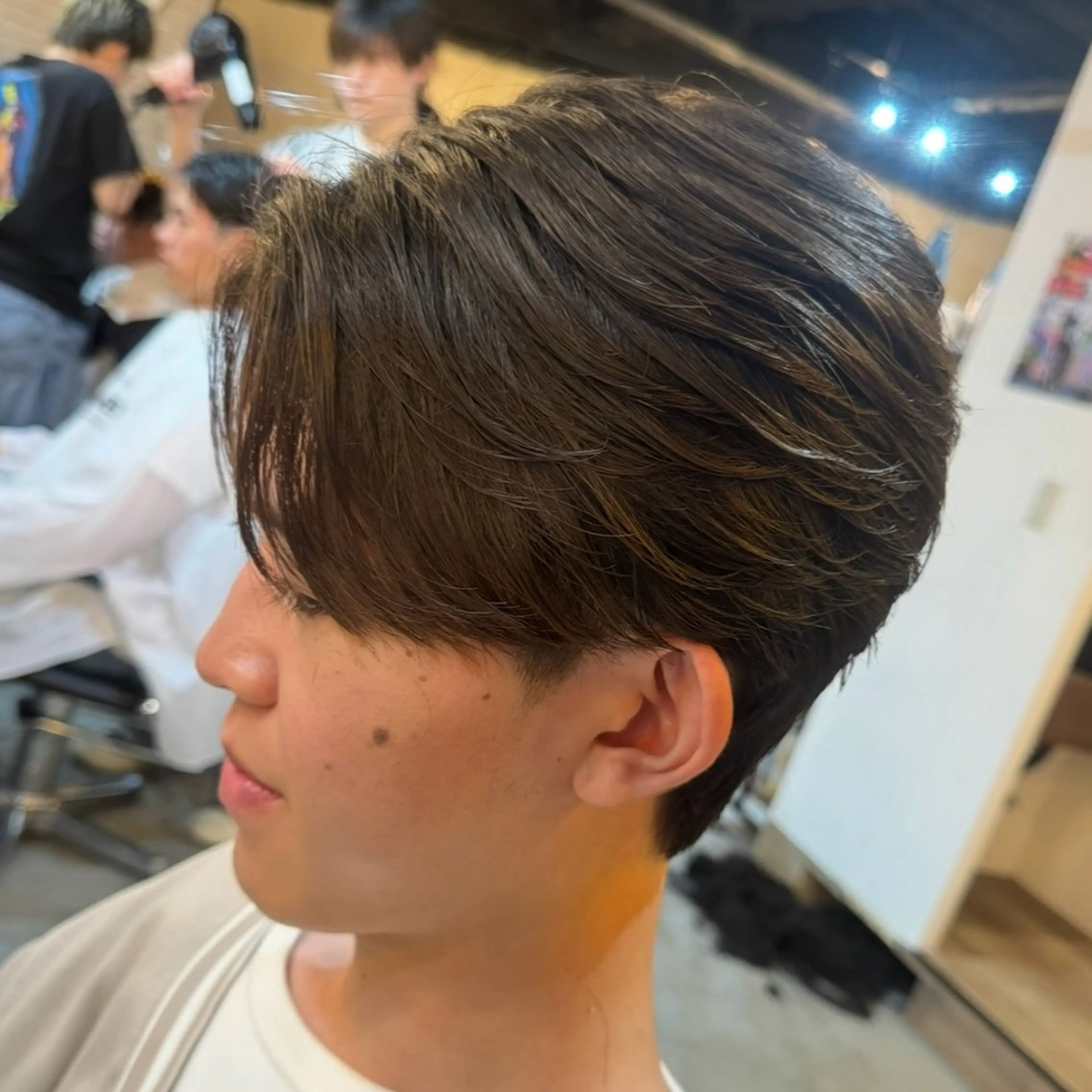 ミディアム パーマ メンズ カット パーマ ツイスパ/ TAKUMIのヘアスタイル