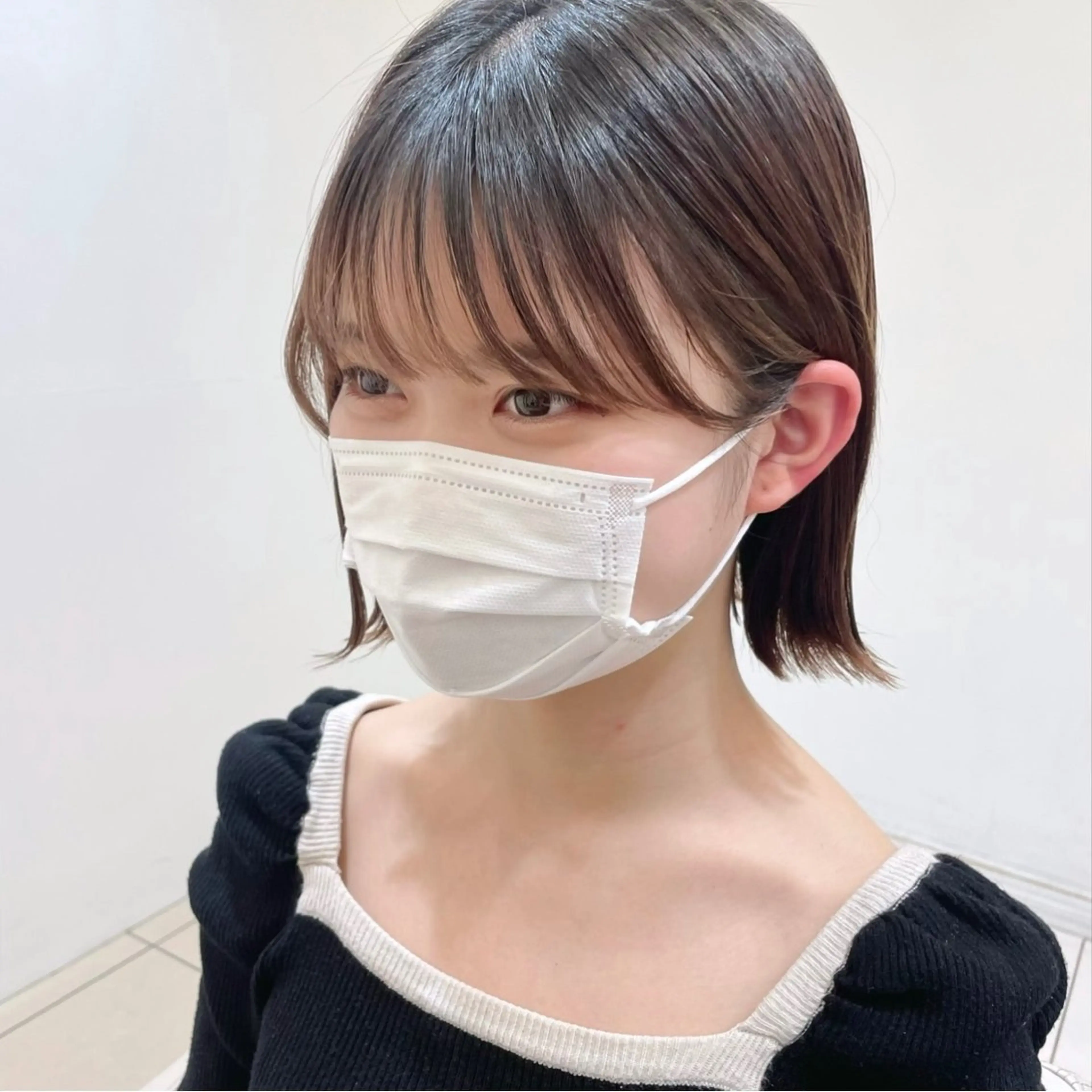 ミディアム 外ハネヘア 美容師歴19年✨ 竹松由佳のヘアスタイル