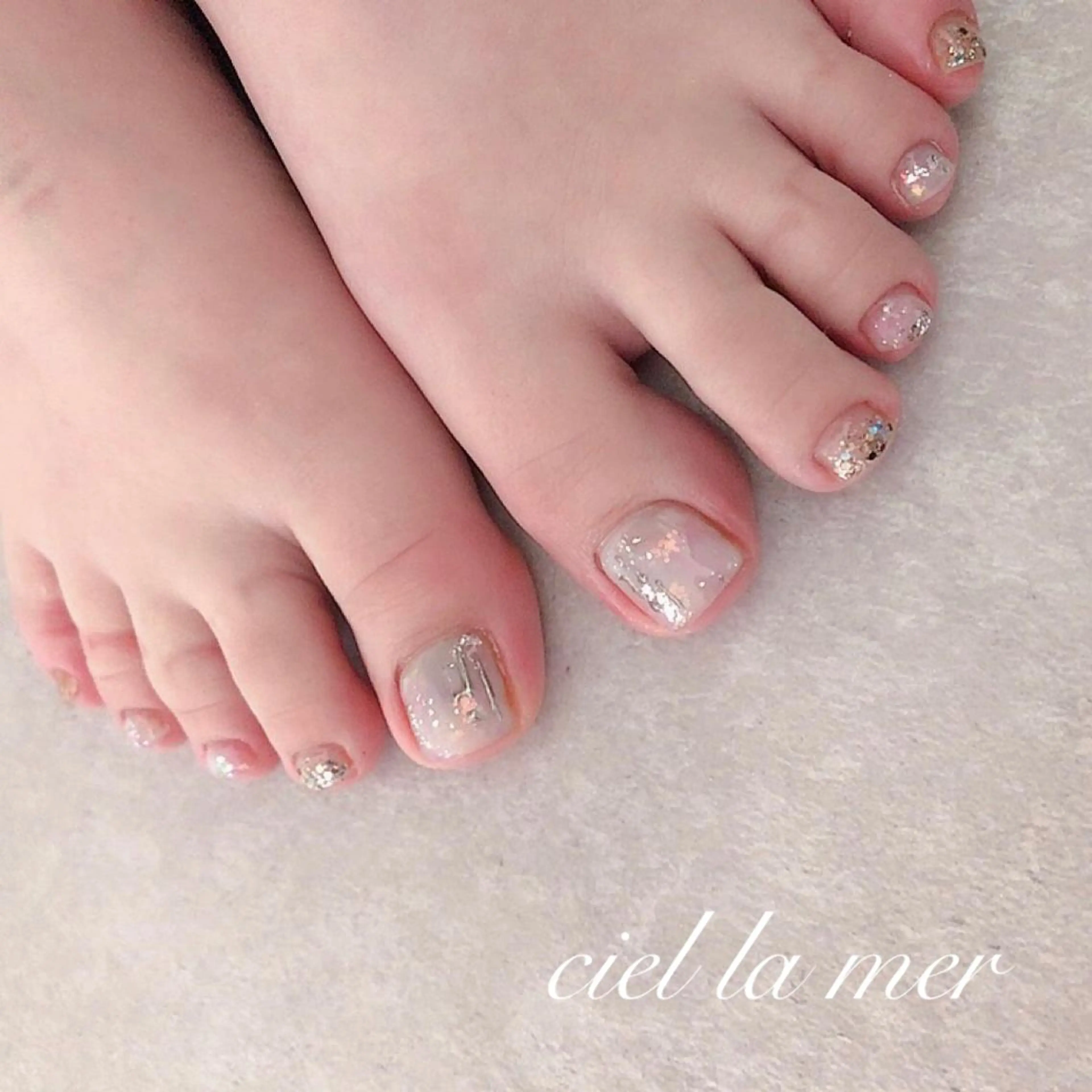 ネイル フットネイル ciel la merのネイルデザイン
