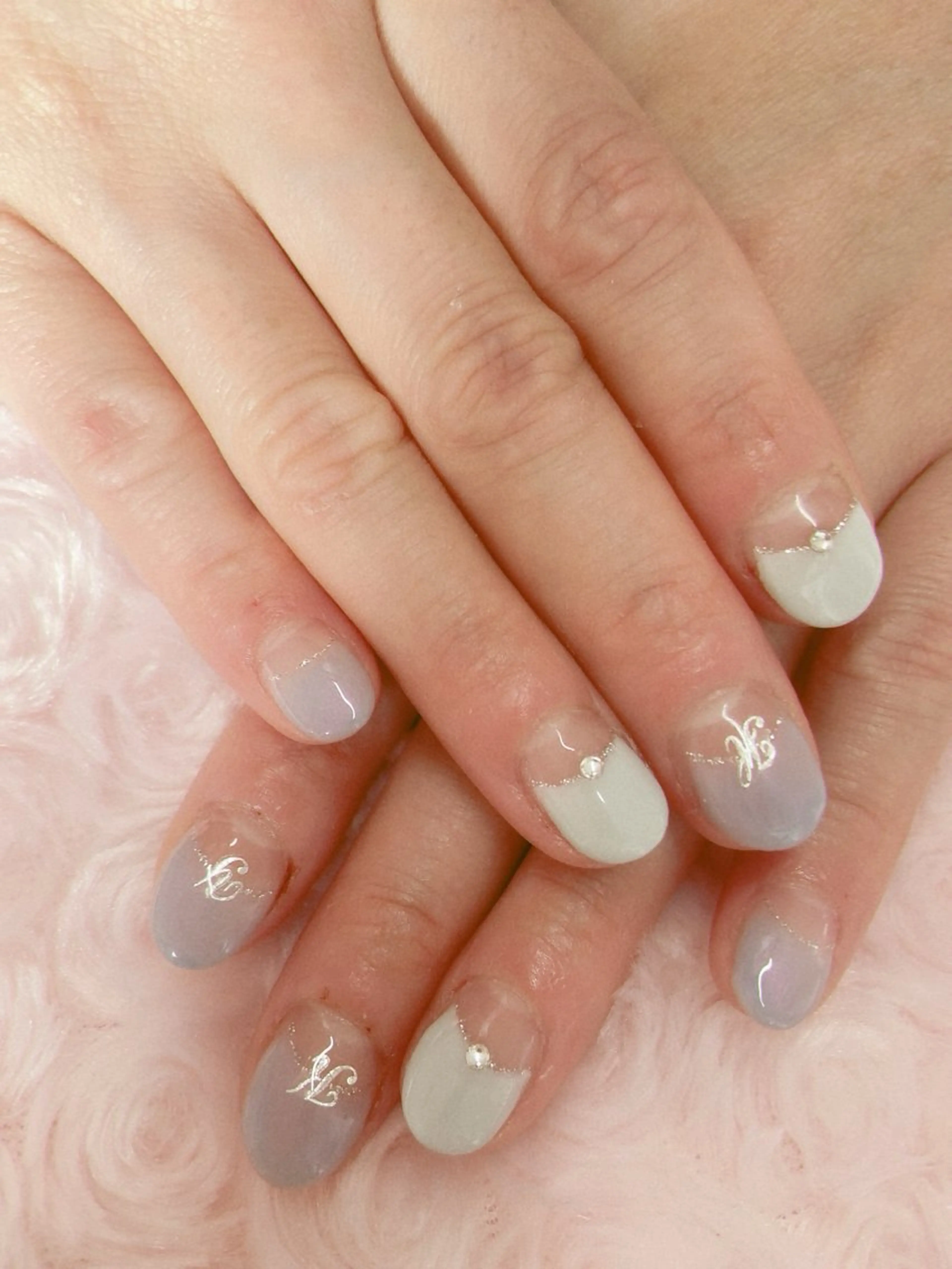 ネイル フレンチネイル ジェルネイル パラジェル ハンドネイル nail salon Berry所属・前田 りかのネイルデザイン