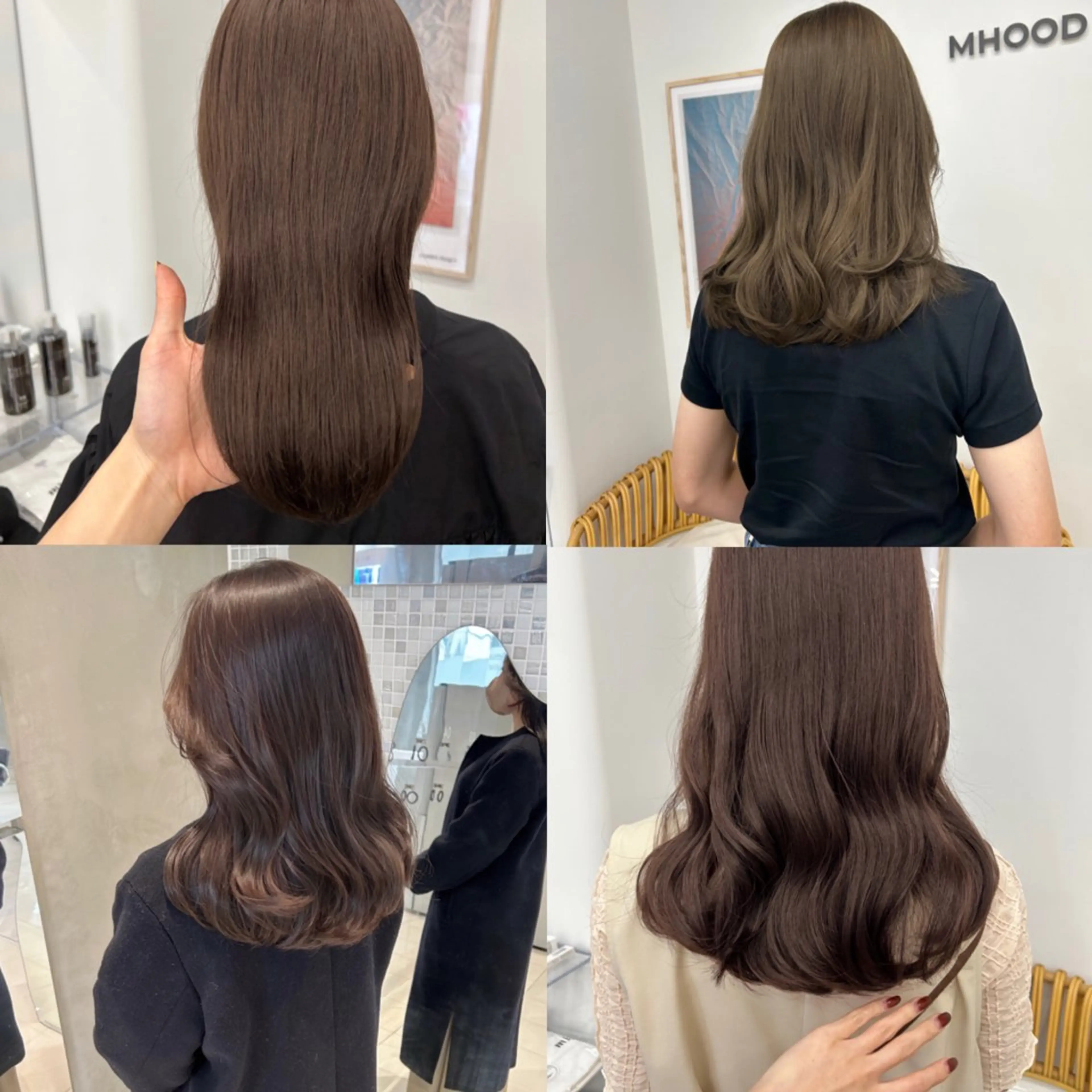 セミロング トリートメント くすみカラー🏹🤎 Tsukinaのヘアスタイル