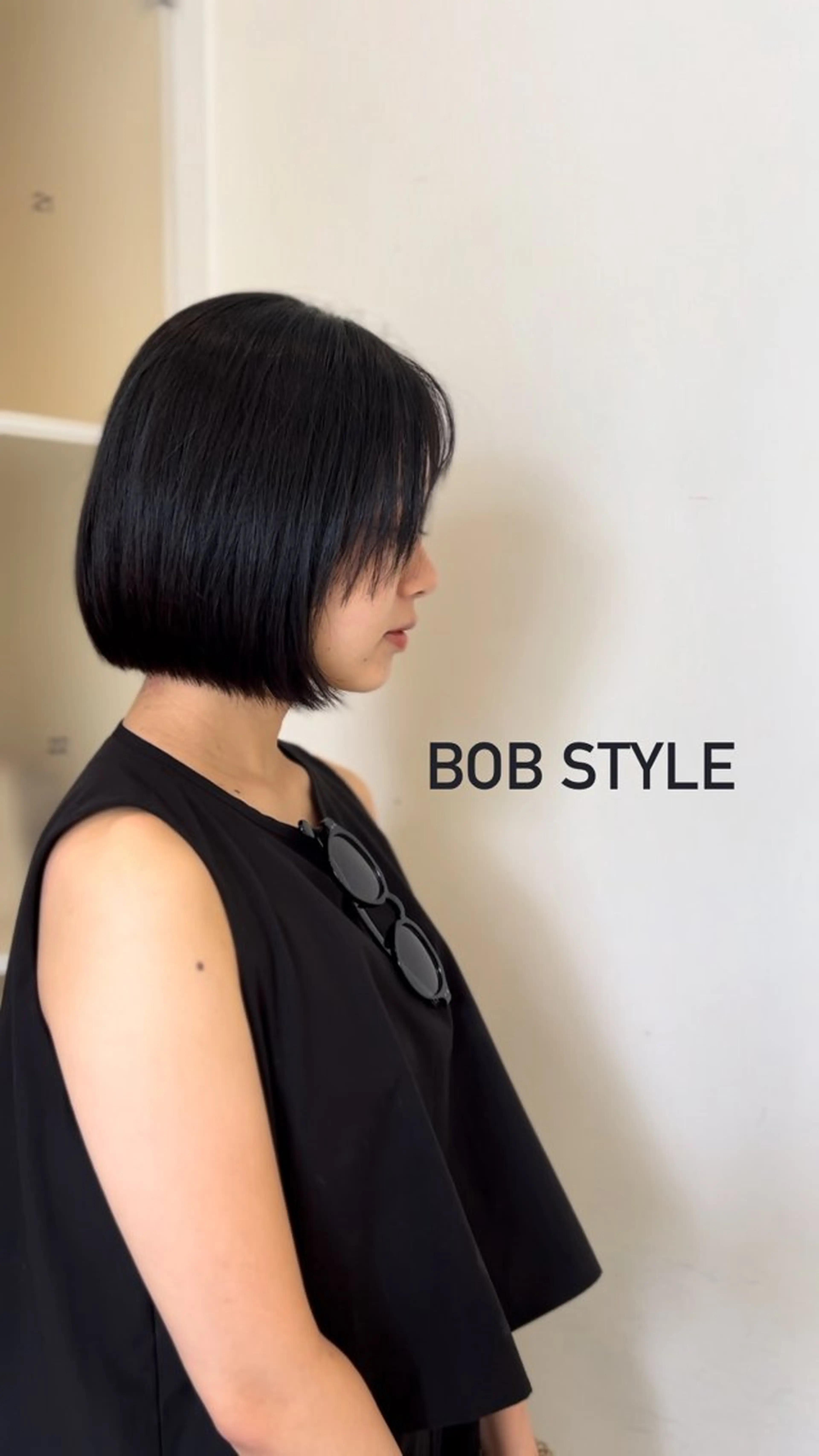 ミディアム 似合わせカット暖色 カラーhiyonaのヘアスタイル