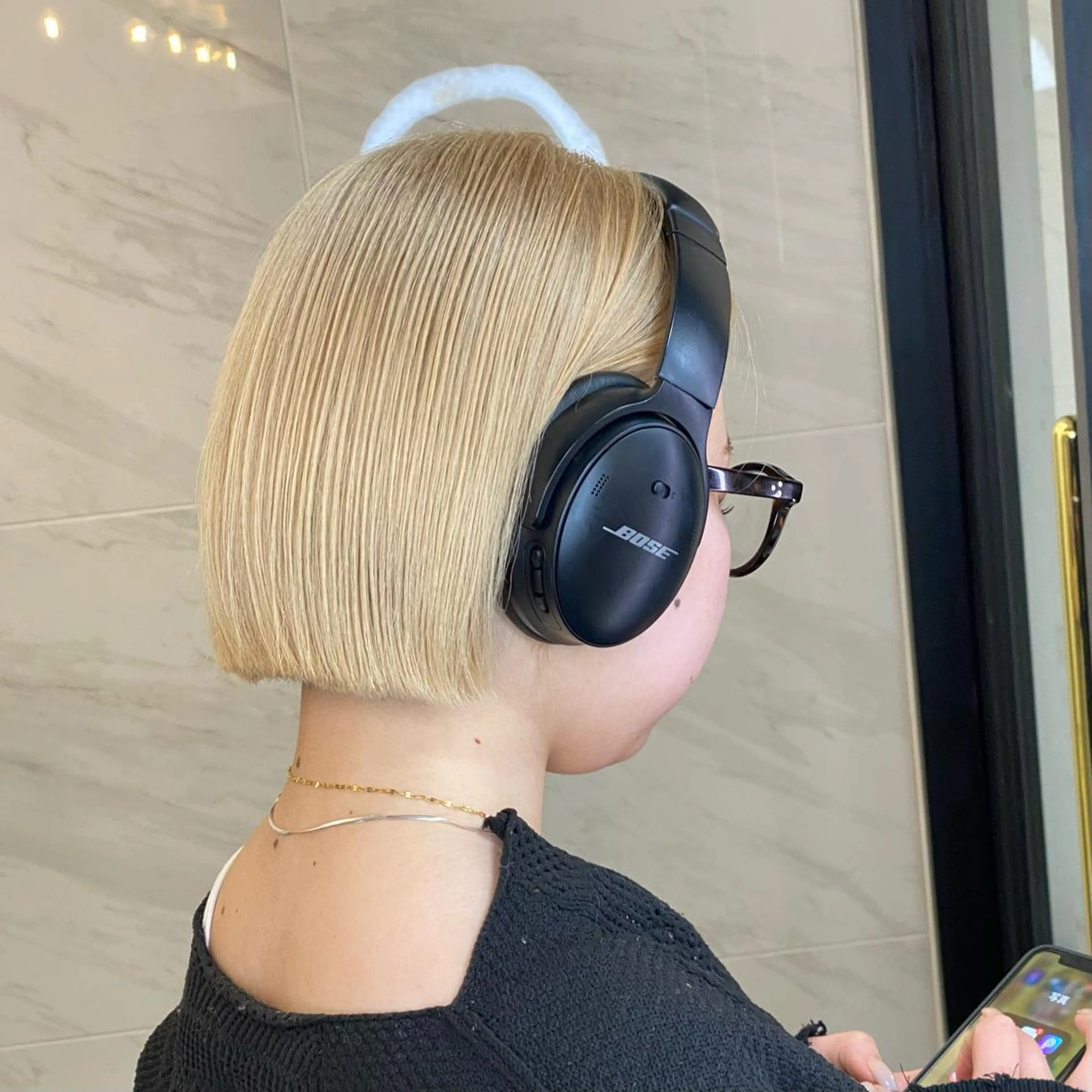 ミディアム SHIN レイヤー‪‪カットのヘアスタイル