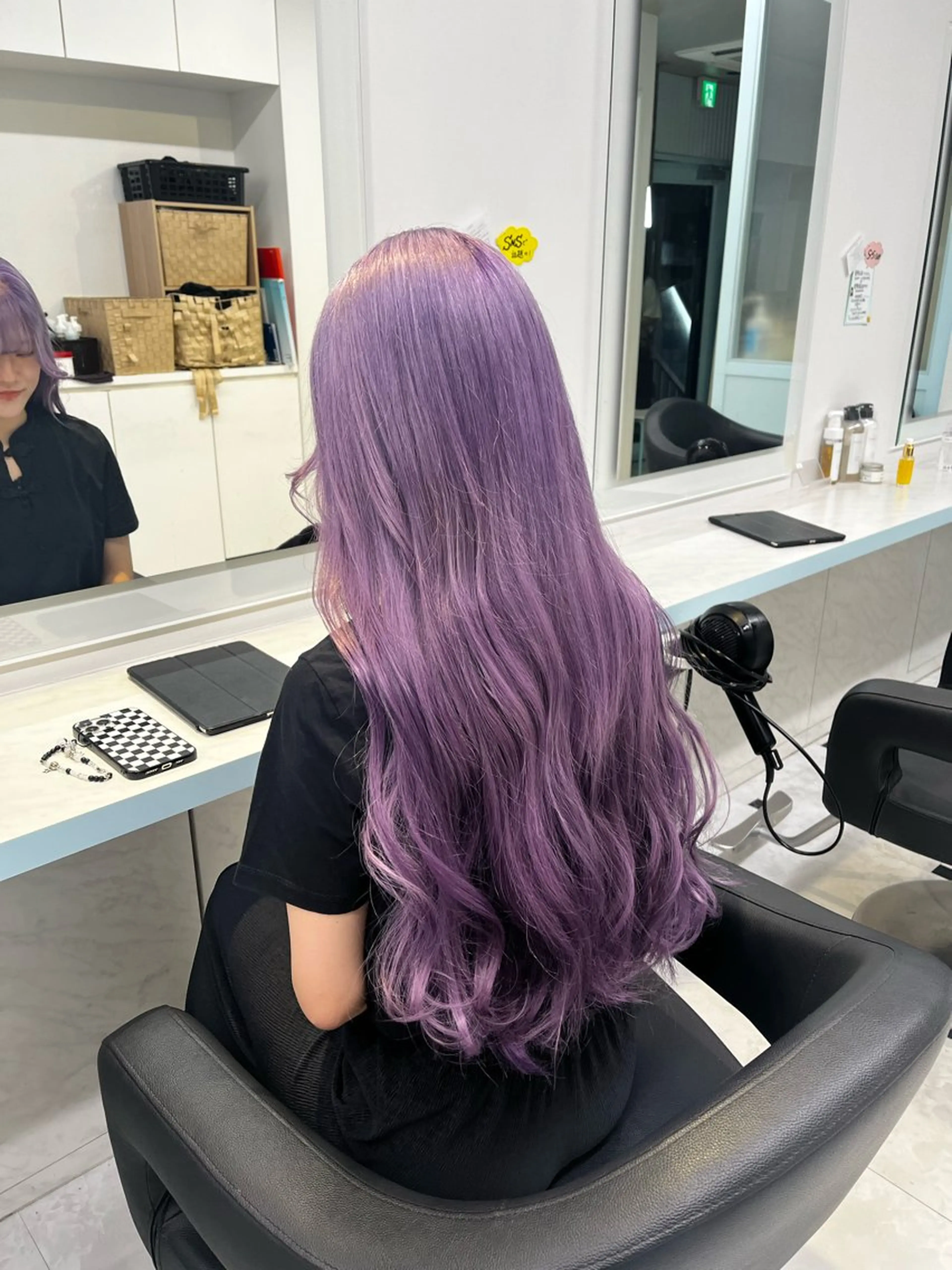 ロング カラー ヘアカラー ブリーチカラー 🩵MIZUKIのヘアスタイル