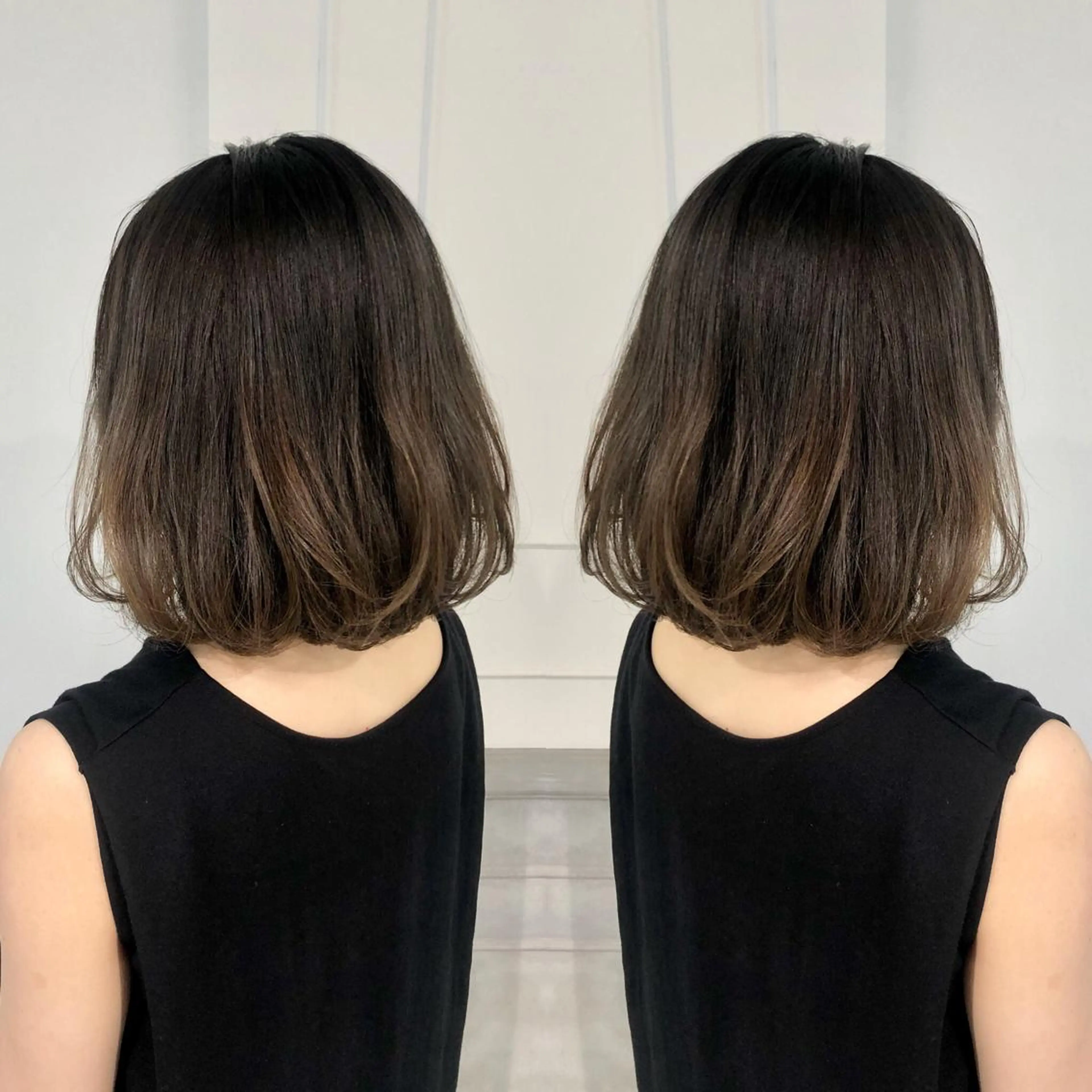 ミディアム カラー ヘアカラー トリートメント ♡美髪•艶髪♡砂川 なつきのヘアスタイル