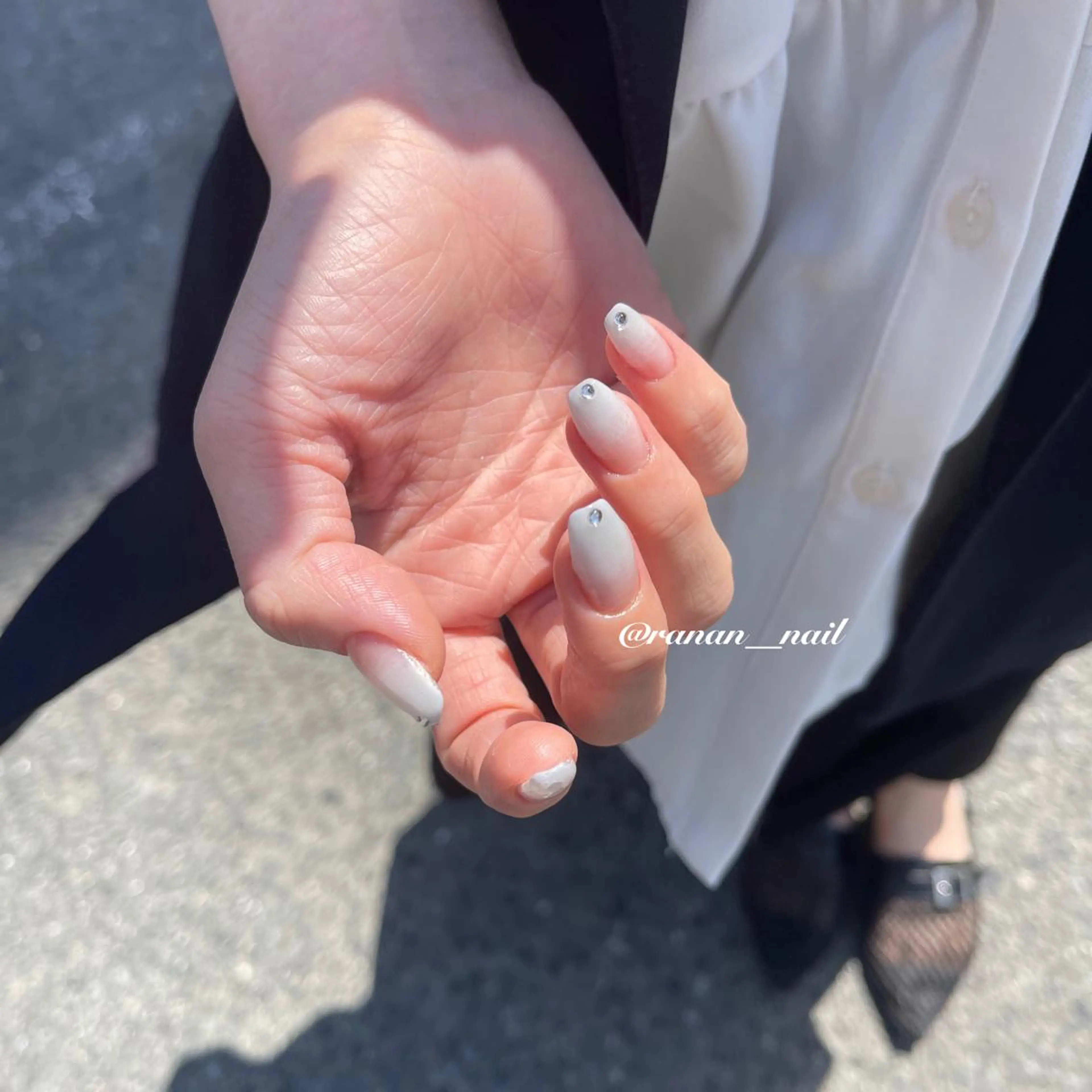 ネイル 𝓇𝒶𝓃𝒶𝓃 𝓃𝒶𝒾𝓁のネイルデザイン