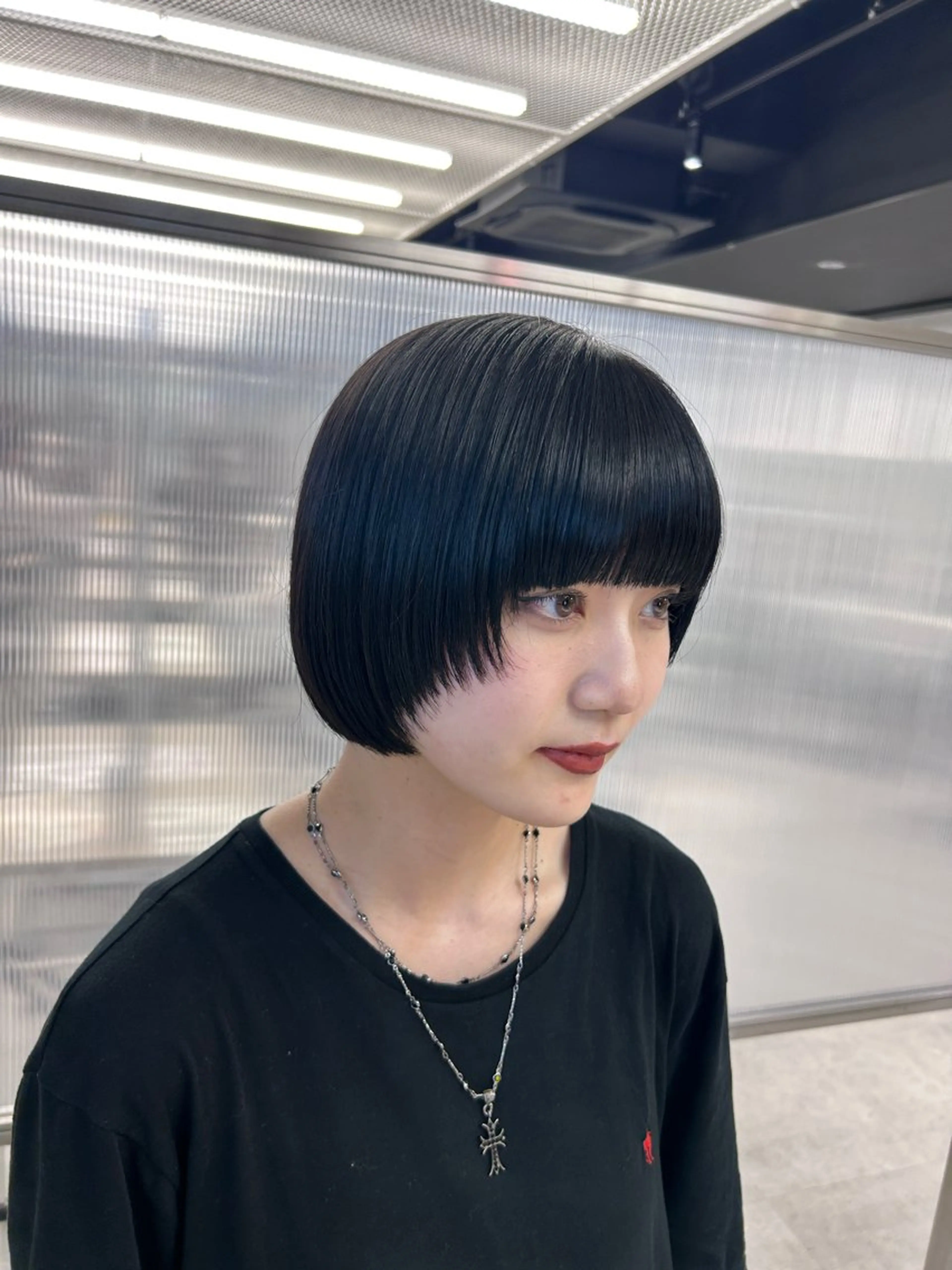 ショート カラー カット ヘアカラー 冬っぽカラー/ マツエク/ゆきなのマツエク・マツパデザイン