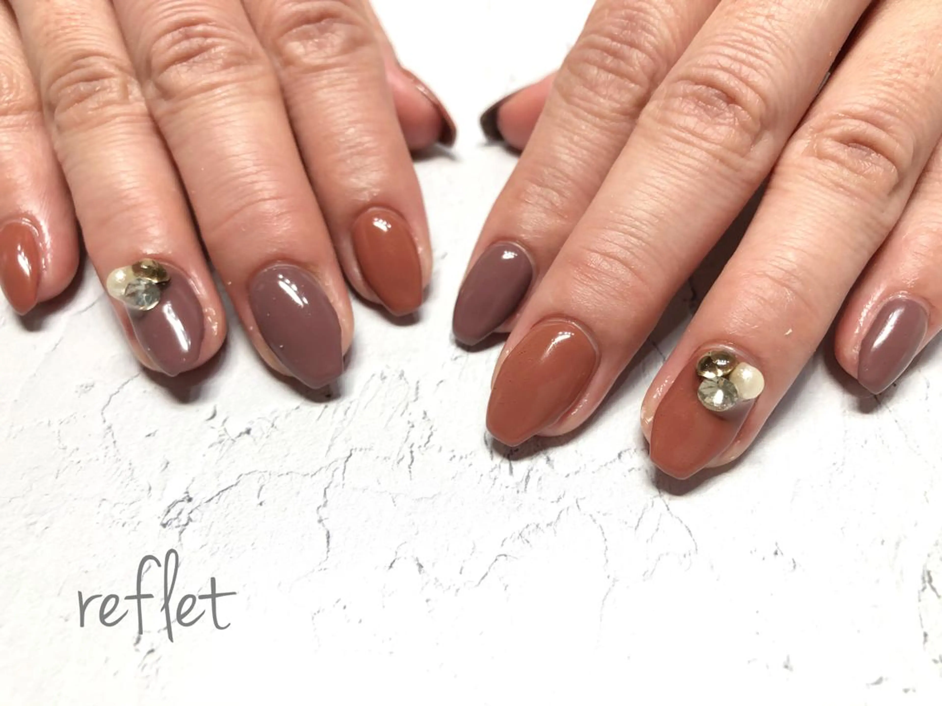ネイル ハンドネイル reflet nailのネイルデザイン