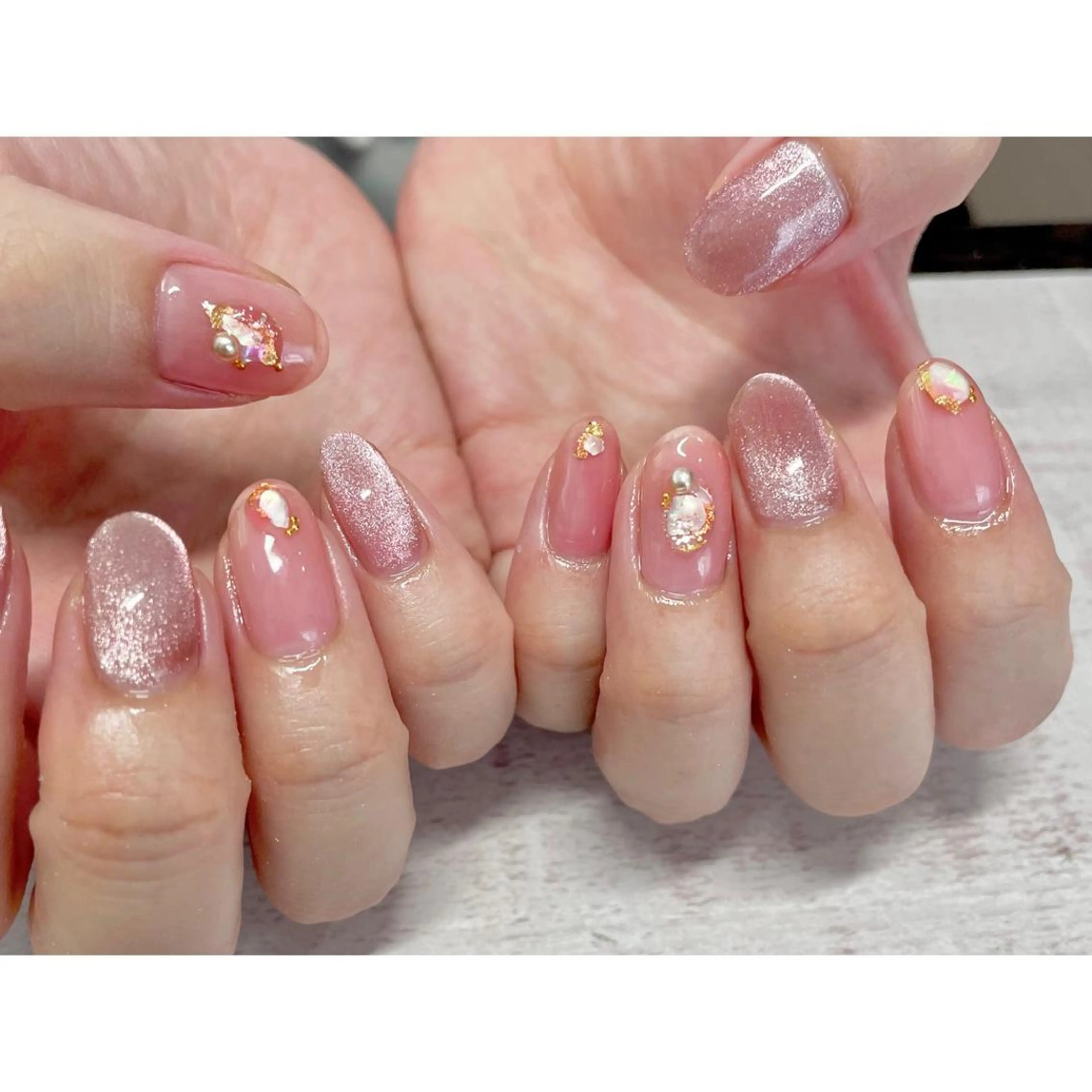 ネイル 𖡼 yumenoのネイルデザイン