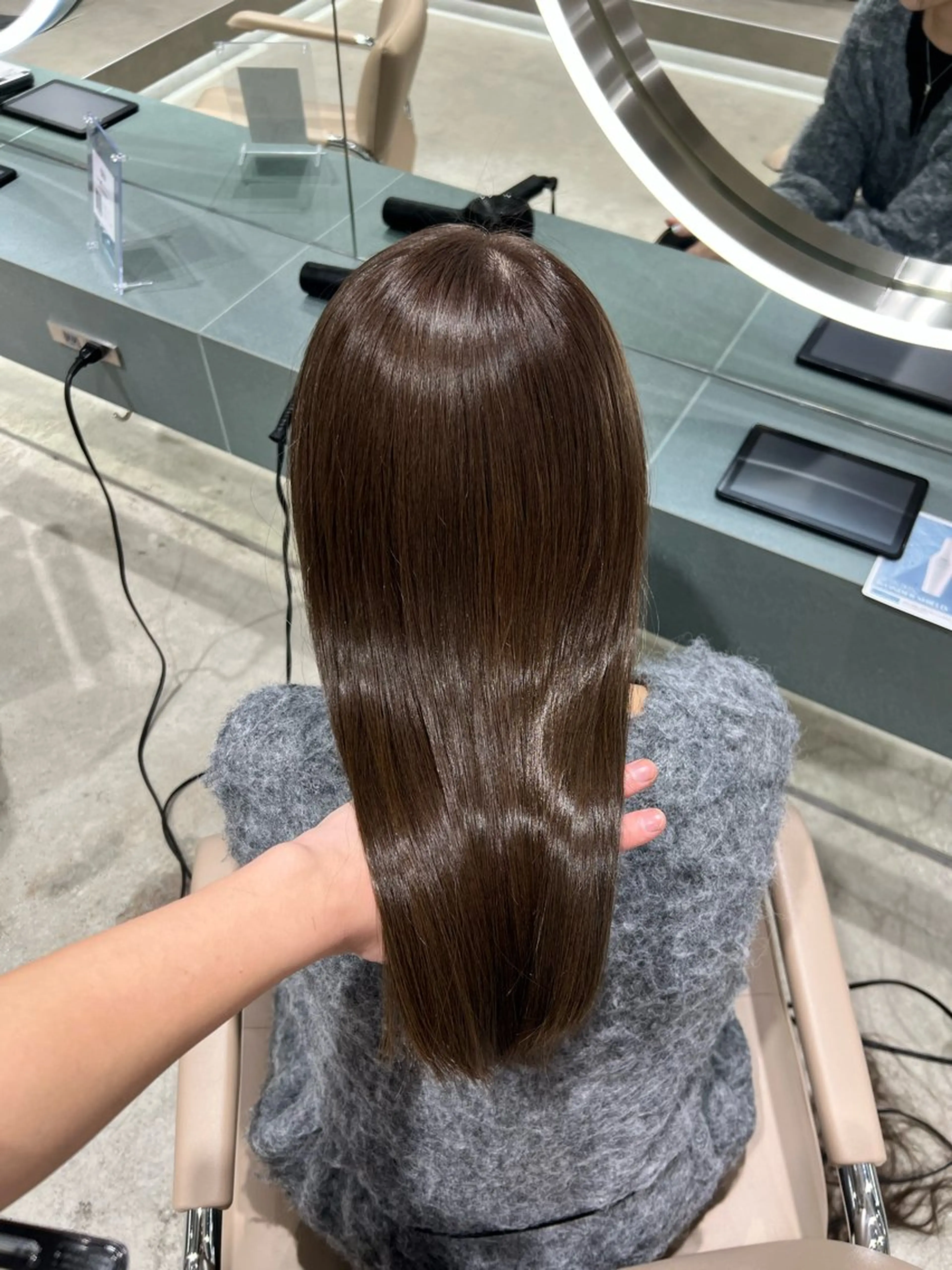 ミディアム カラー ✨髪質改善 縮毛矯正 艶髪 立川 コウキ✨のヘアスタイル